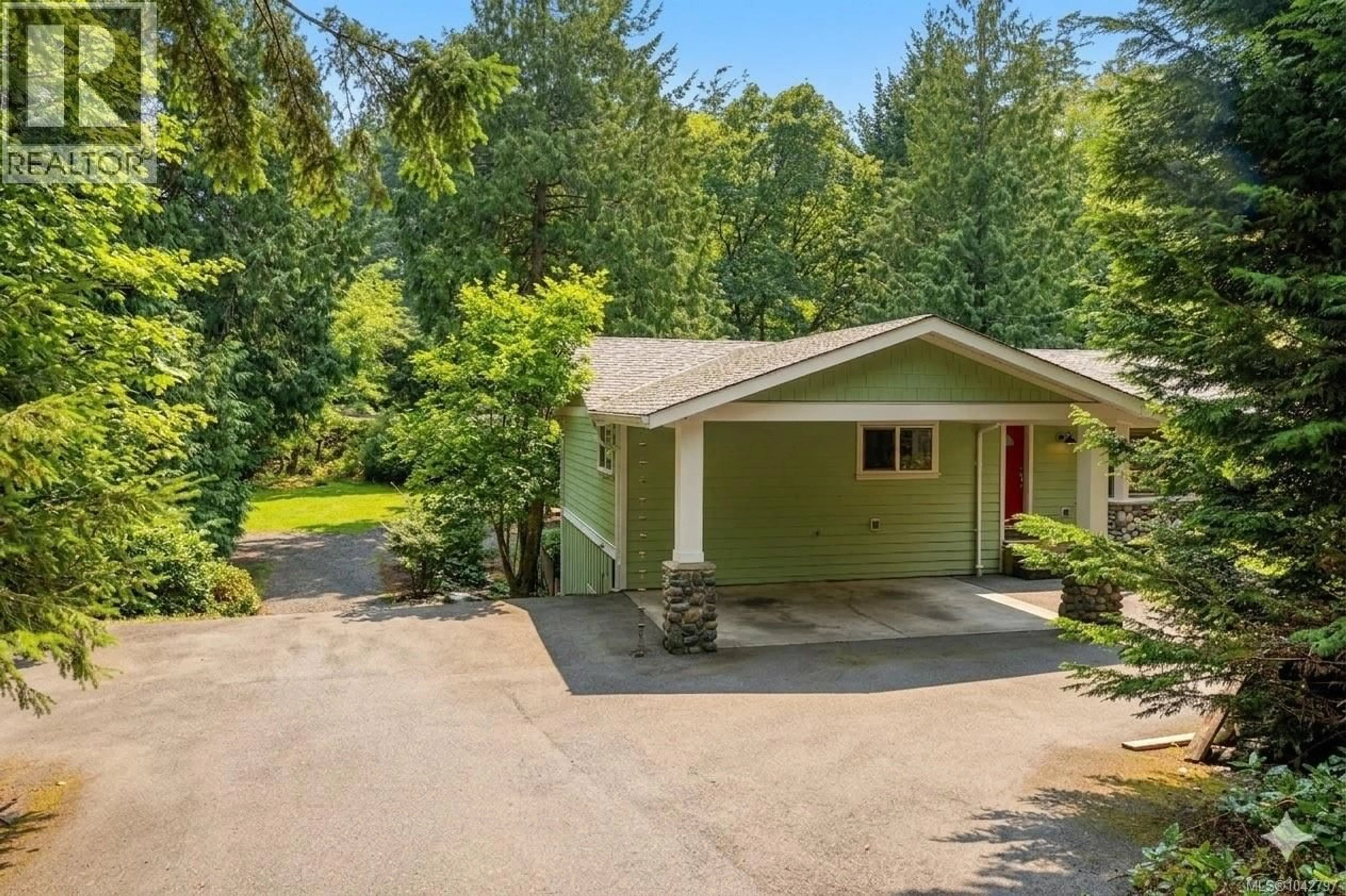 A pic from outside/outdoor area/front of a property/back of a property/a pic from drone, unknown for 5308 ROCKY POINT ROAD, Metchosin British Columbia V9C4G7