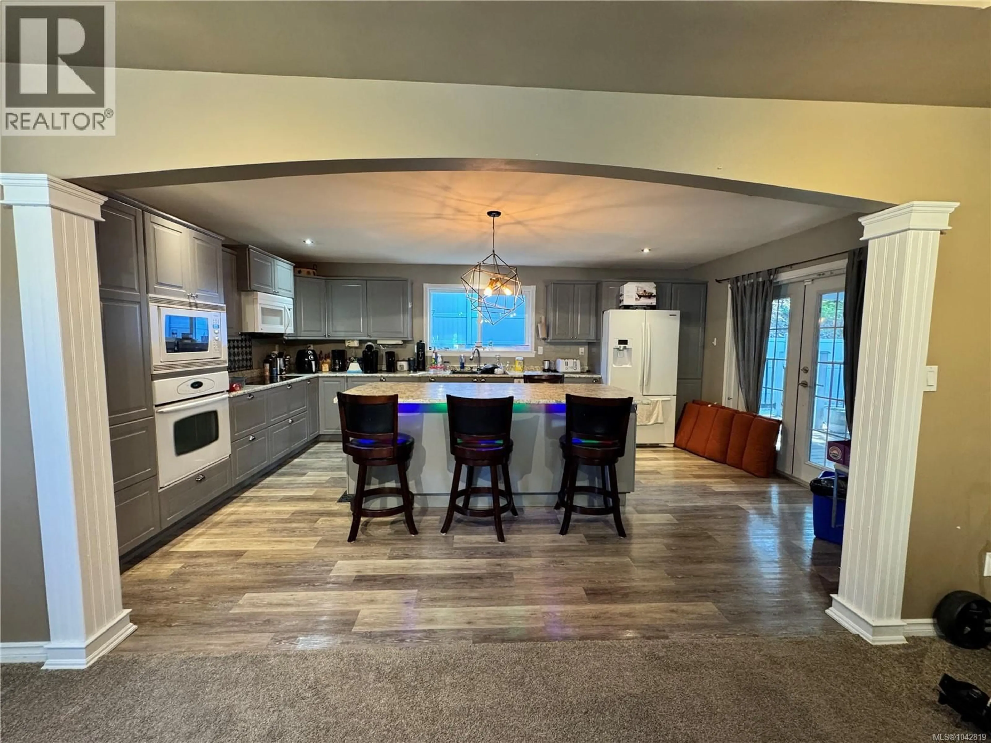 Open concept kitchen, ceramic/tile floor for 611 NIMPKISH DRIVE, Gold River British Columbia V0P1G0