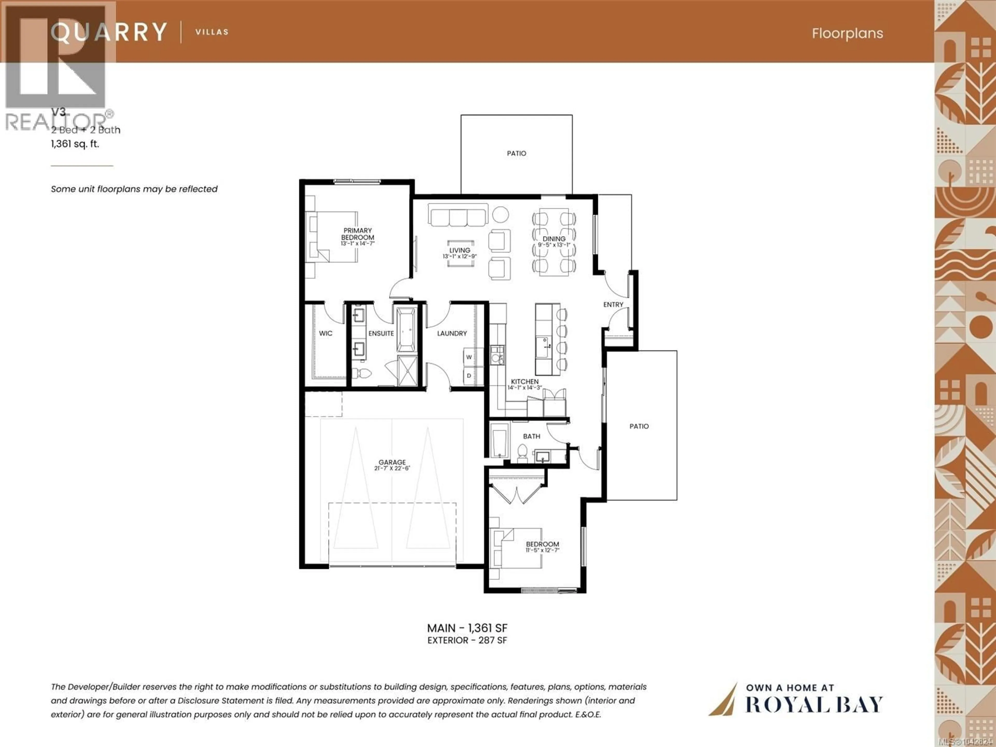 Floor plan for 20 - 3638 RESTORATION WAY, Colwood British Columbia V9C0R9