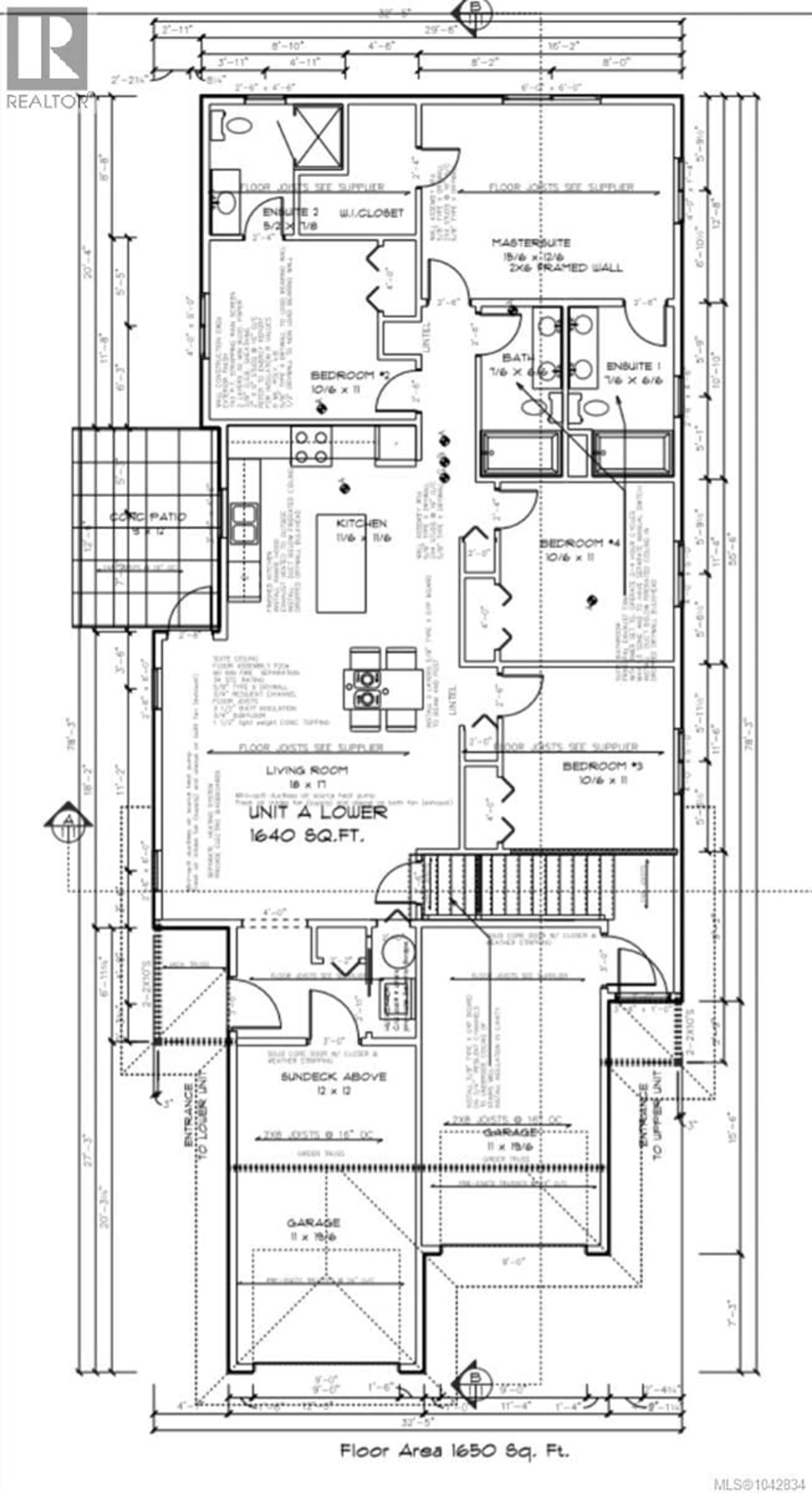 Floor plan for 101 - 4213 JINGLE POT ROAD, Nanaimo British Columbia V9T5P5