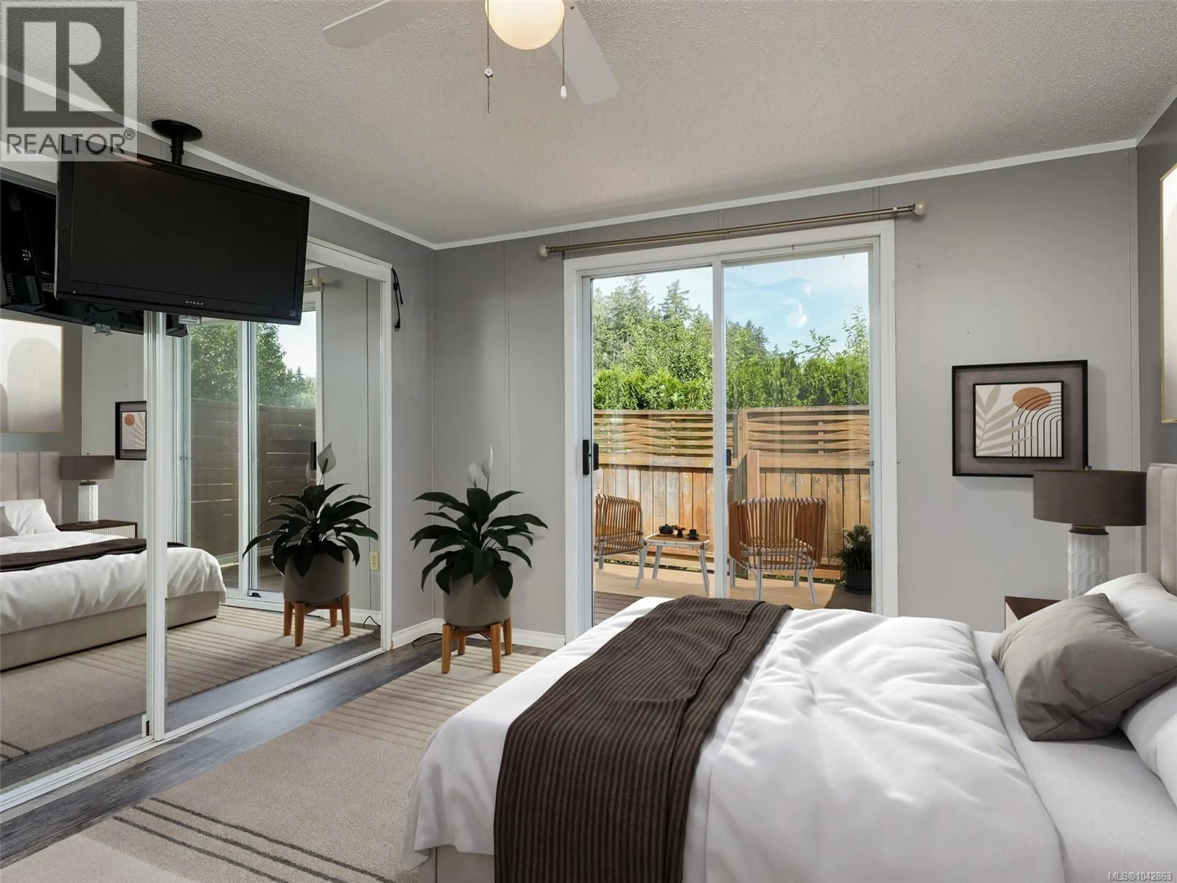 Bedroom with bed, unknown for 2 - 7509 CENTRAL SAANICH ROAD, Central Saanich British Columbia V8M2B5