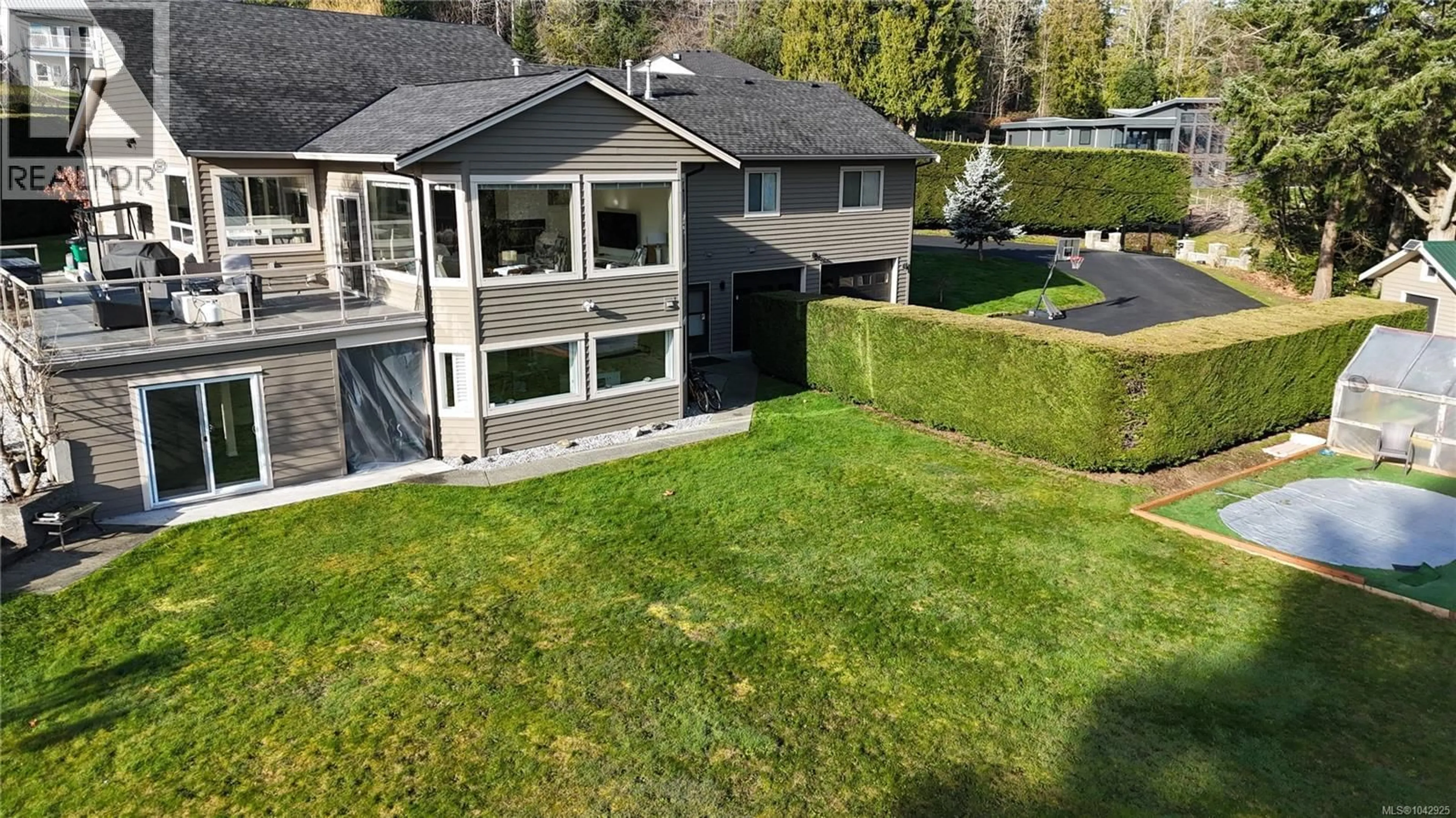 A pic from outside/outdoor area/front of a property/back of a property/a pic from drone, street for 11127 BRANKSOME ROAD, Saltair British Columbia V9G1Y8