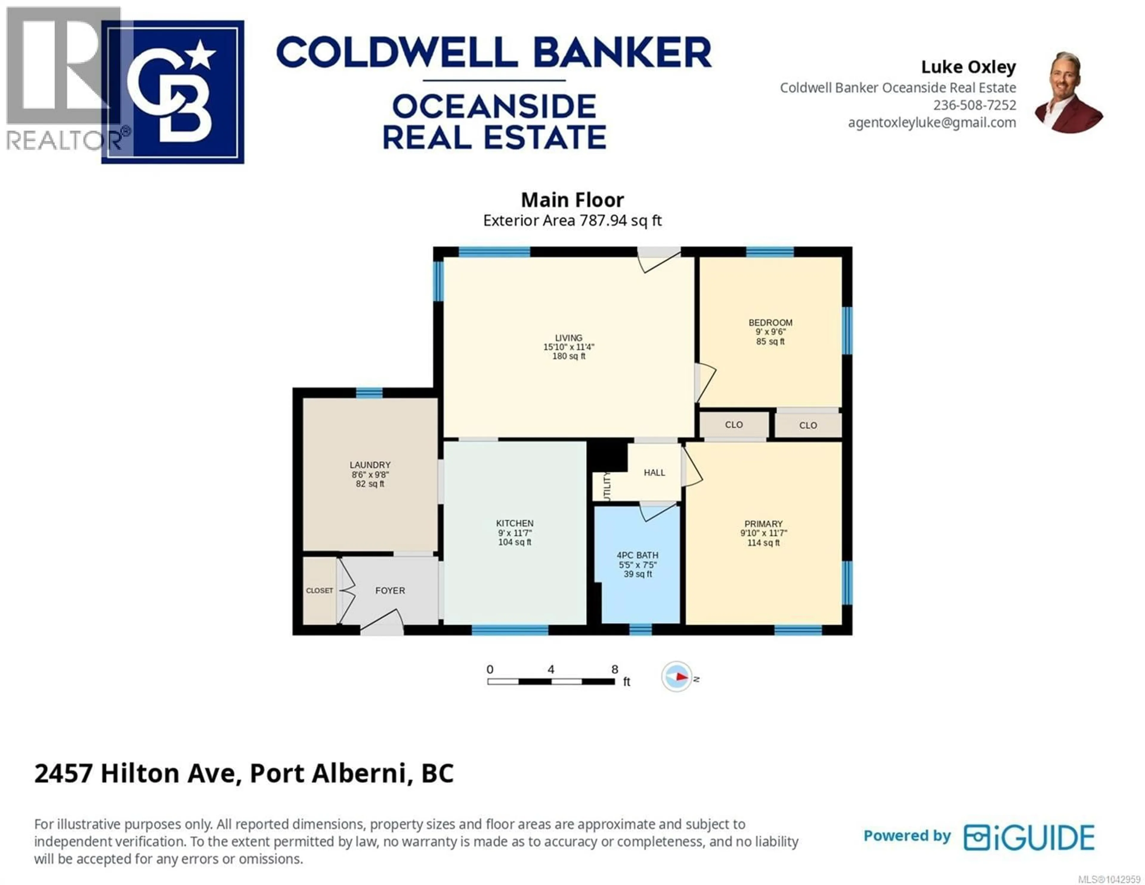 Floor plan for 2457 HILTON AVENUE, Port Alberni British Columbia V9Y1X6