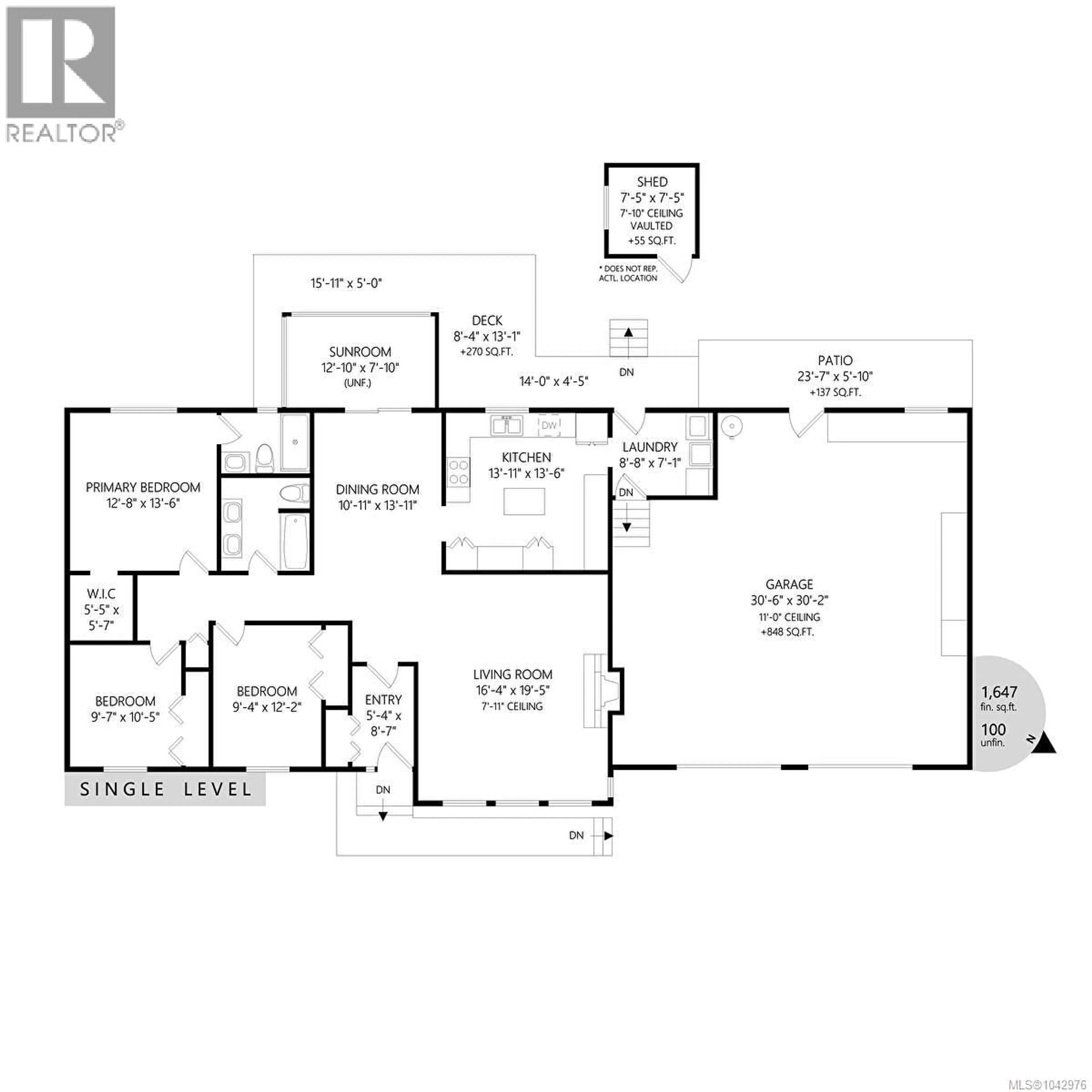 Floor plan for 6370 HIGHWOOD DRIVE, Duncan British Columbia V9L5R3
