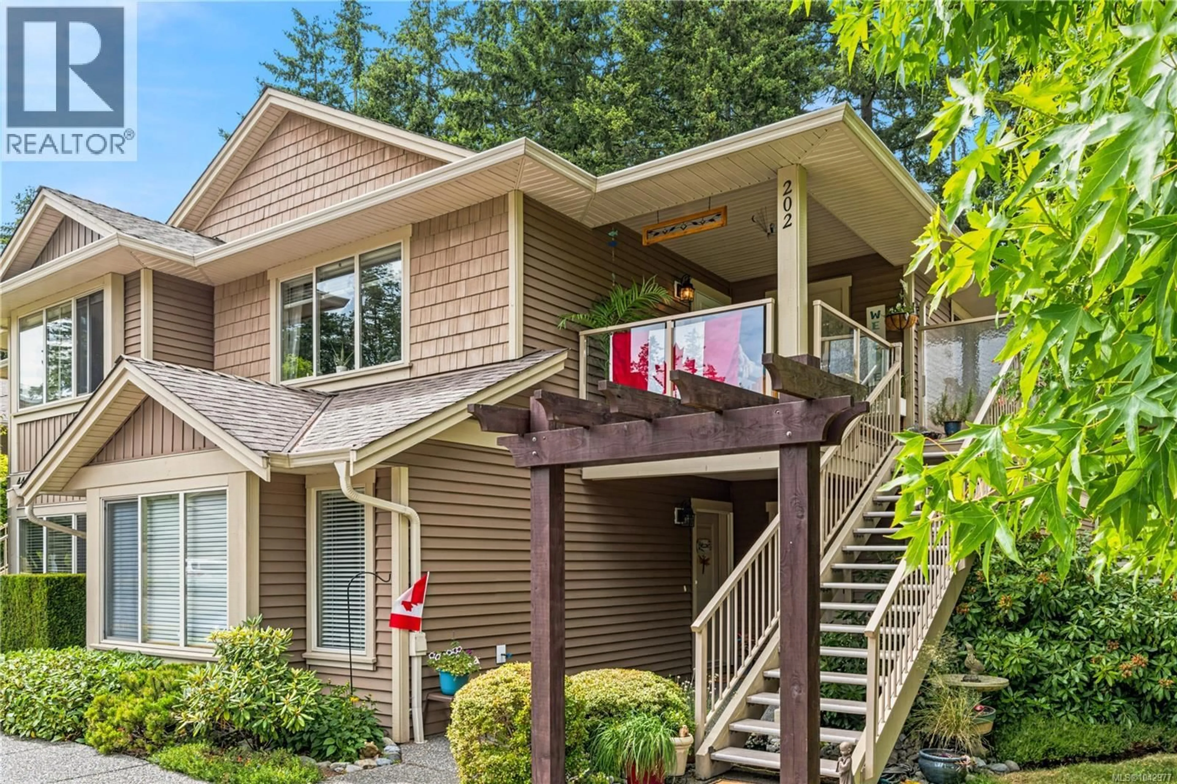 Home with vinyl exterior material, street for 202 - 4442 HEDGESTONE PLACE, Nanaimo British Columbia V9T0E6