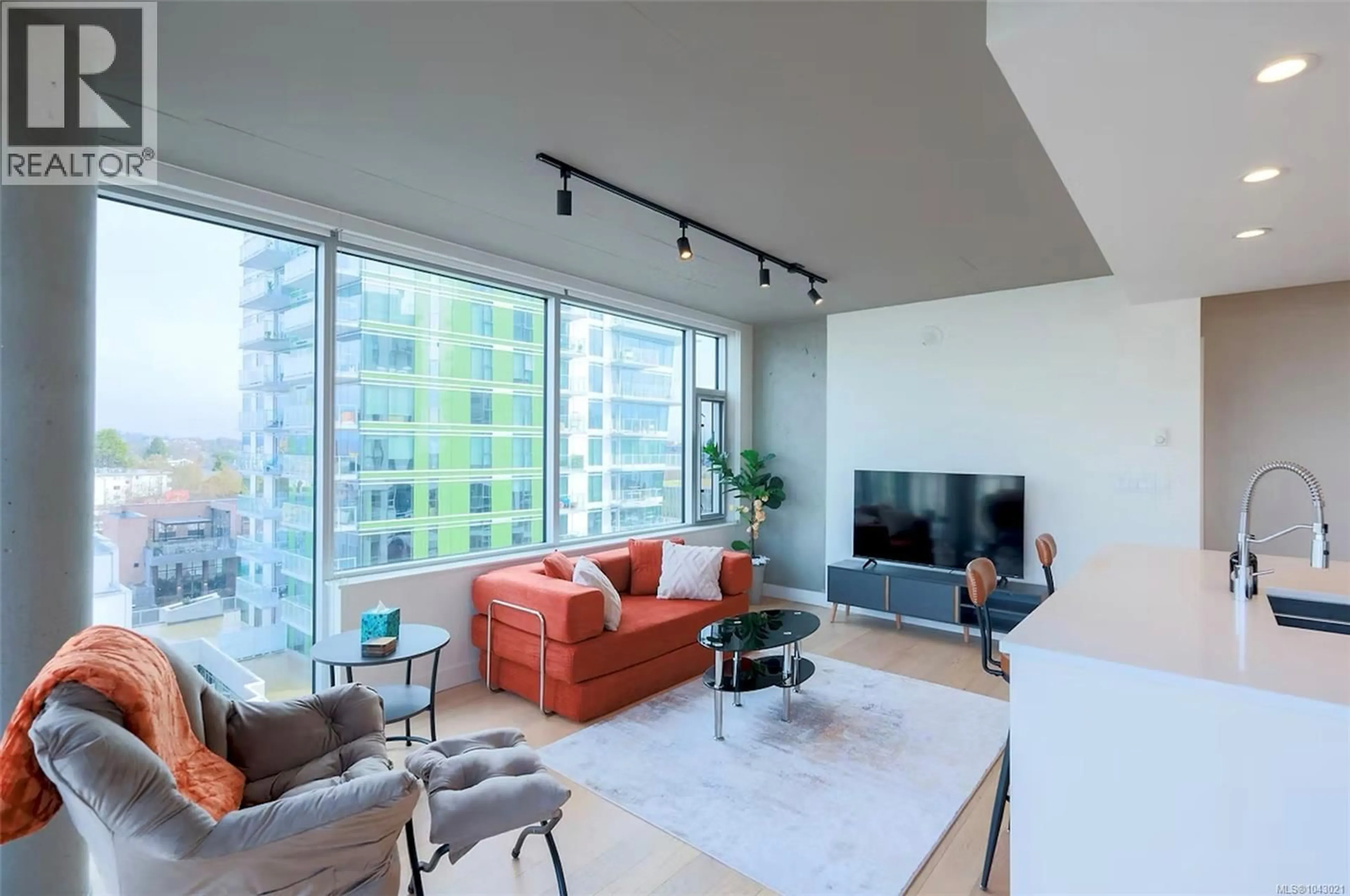 Living room with furniture, unknown for 804 - 989 JOHNSON STREET, Victoria British Columbia V8V0E3