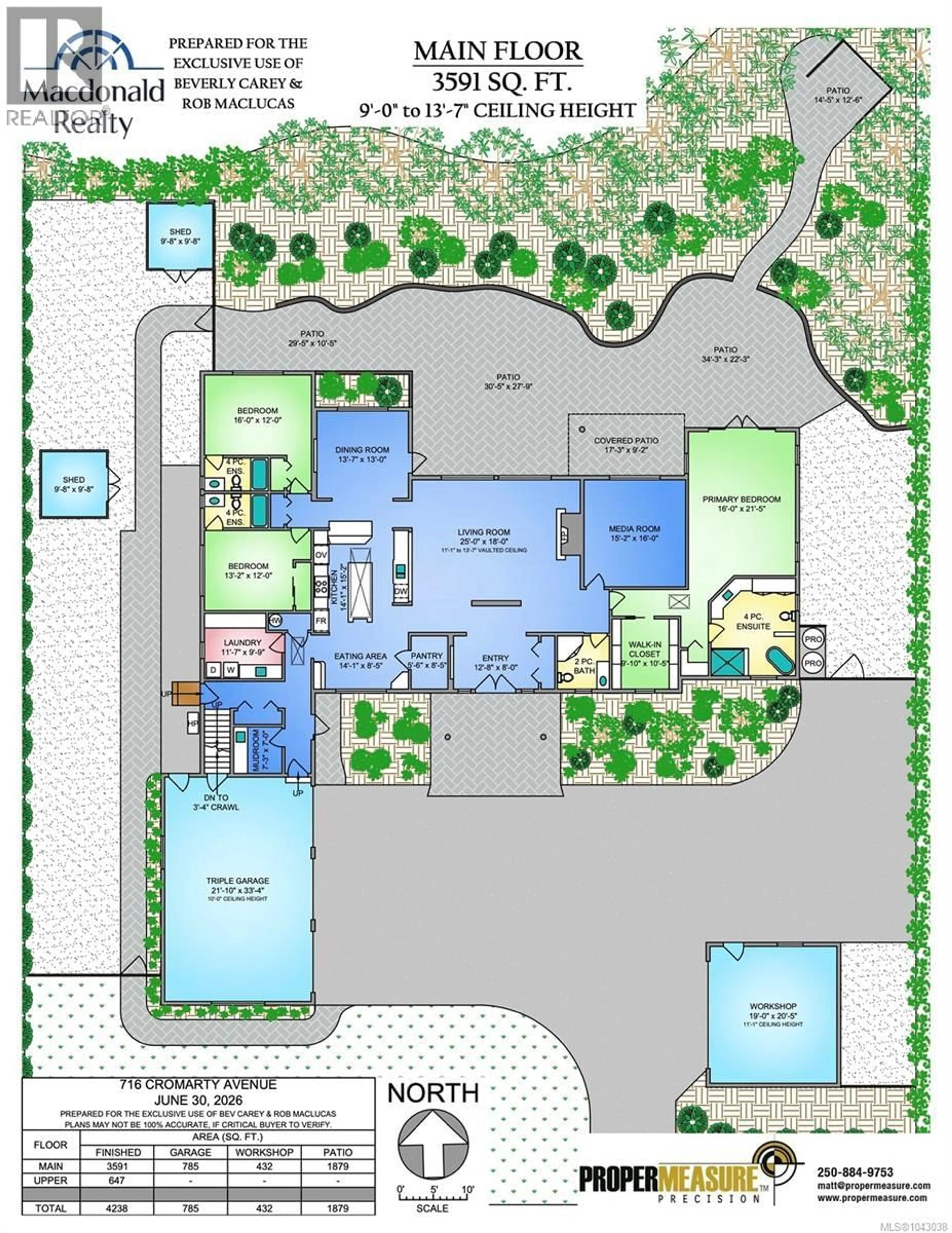Floor plan for 716 CROMARTY AVENUE, North Saanich British Columbia V8L5G6