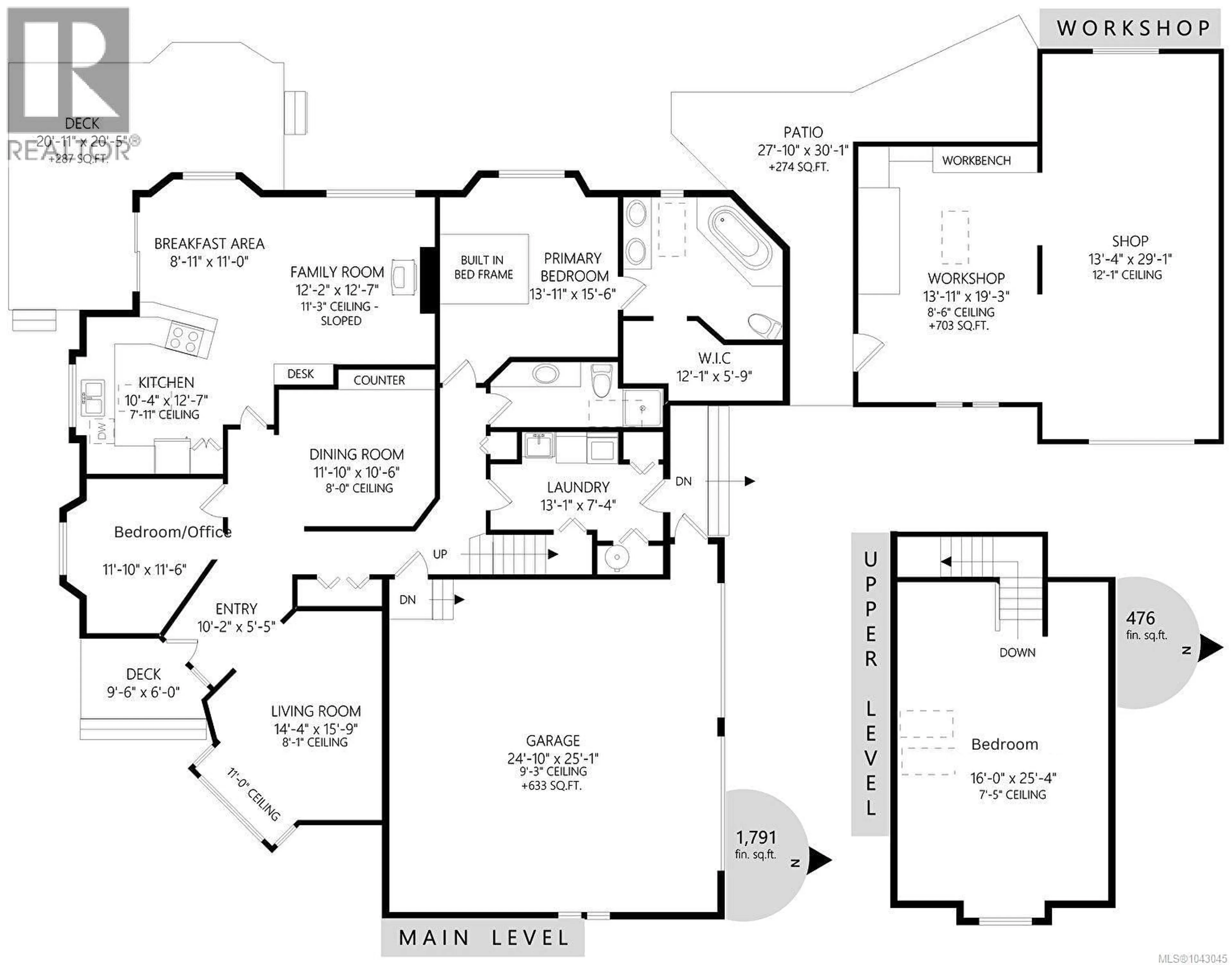 Floor plan for 1685 GERALD STREET, Nanoose Bay British Columbia V9P9C7