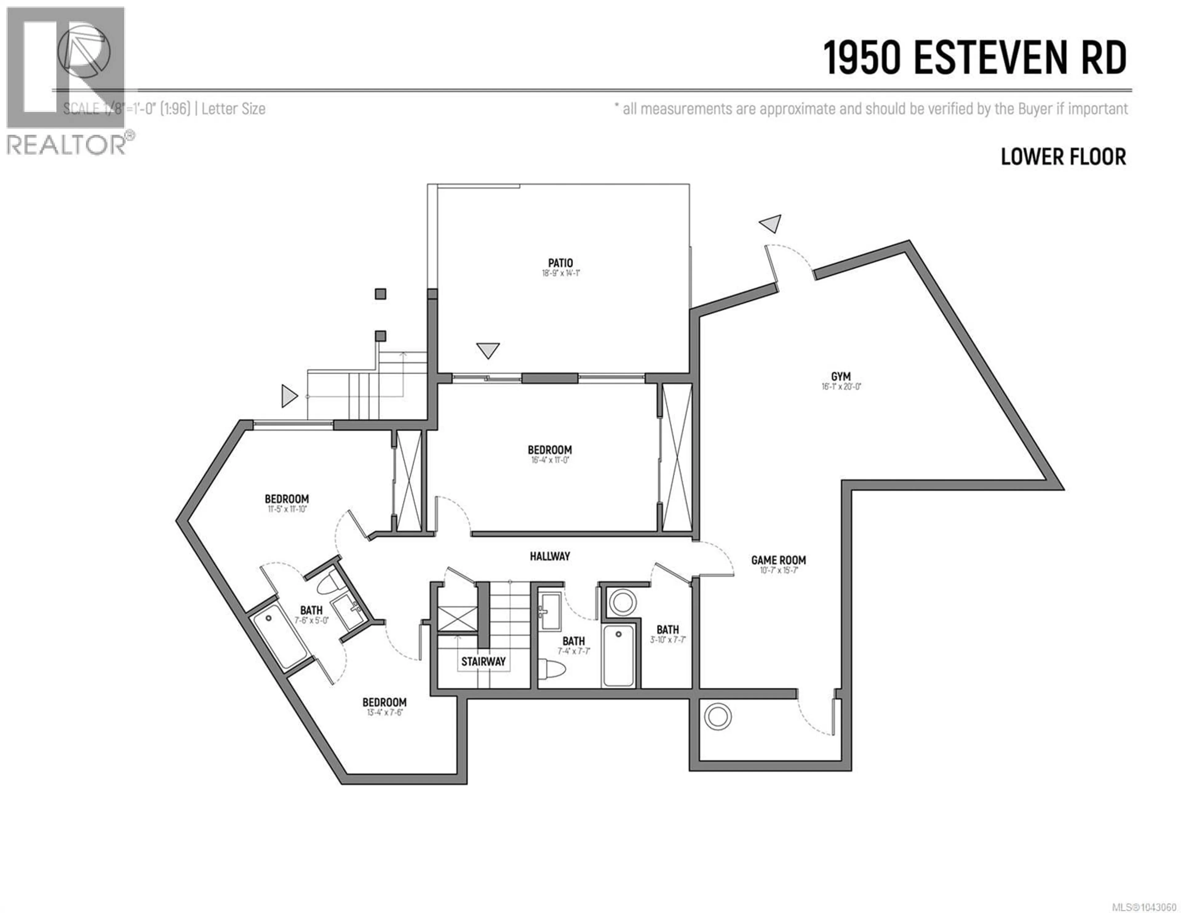Floor plan for 1950 ESTEVAN ROAD, Nanaimo British Columbia V9S3Z2