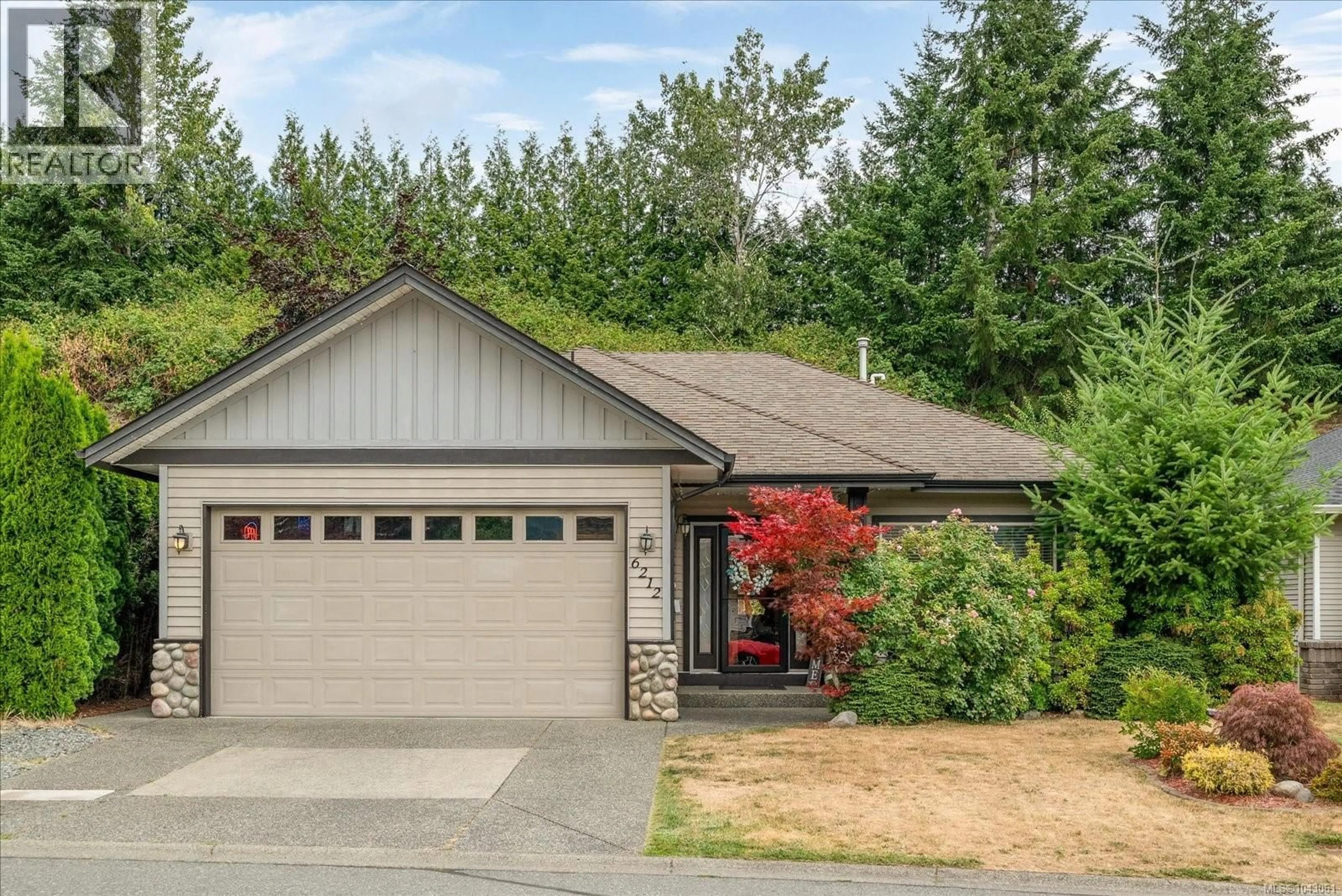 Home with vinyl exterior material, street for 6212 GARSIDE ROAD, Nanaimo British Columbia V9T6H9
