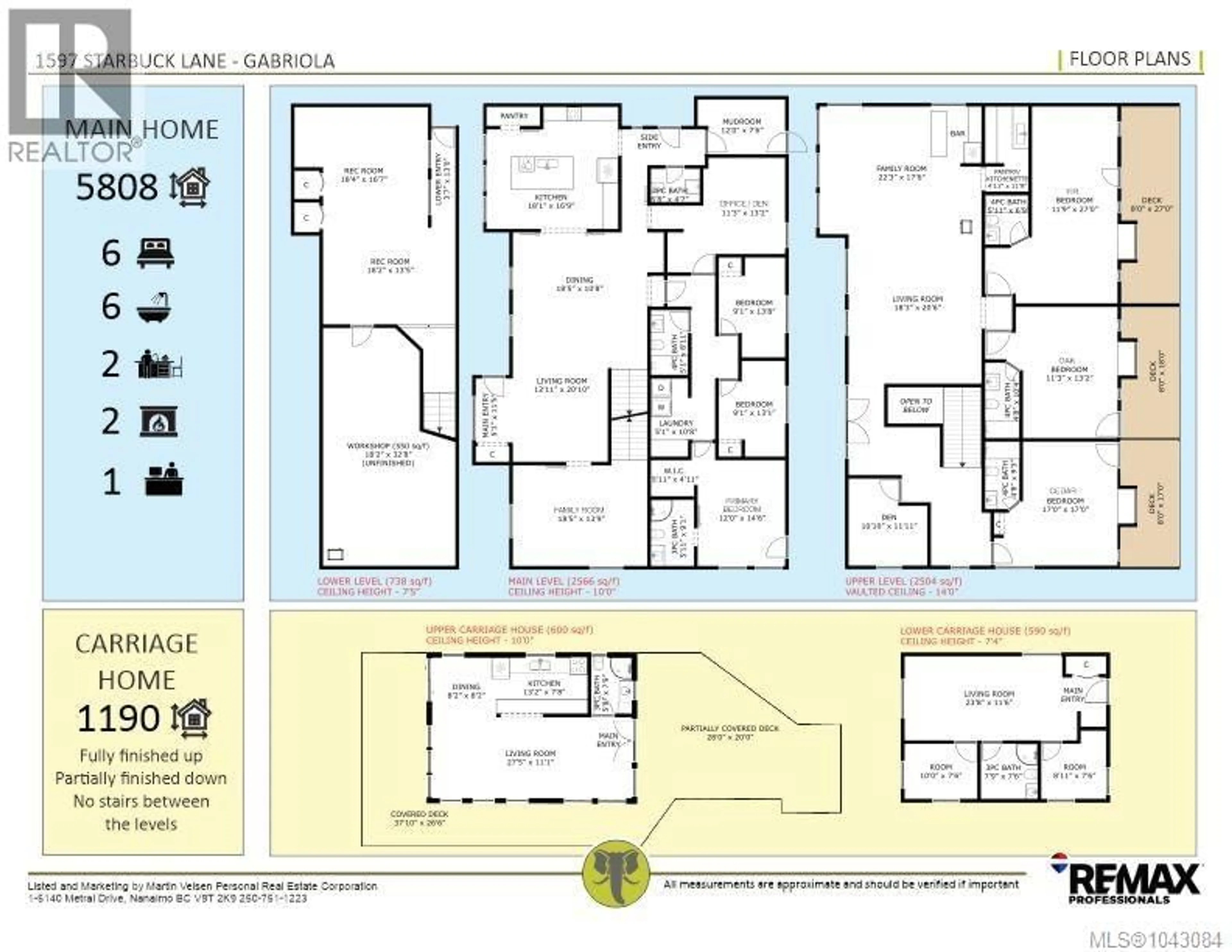 Floor plan for 1597 STARBUCK LANE, Gabriola Island British Columbia V0R1X5