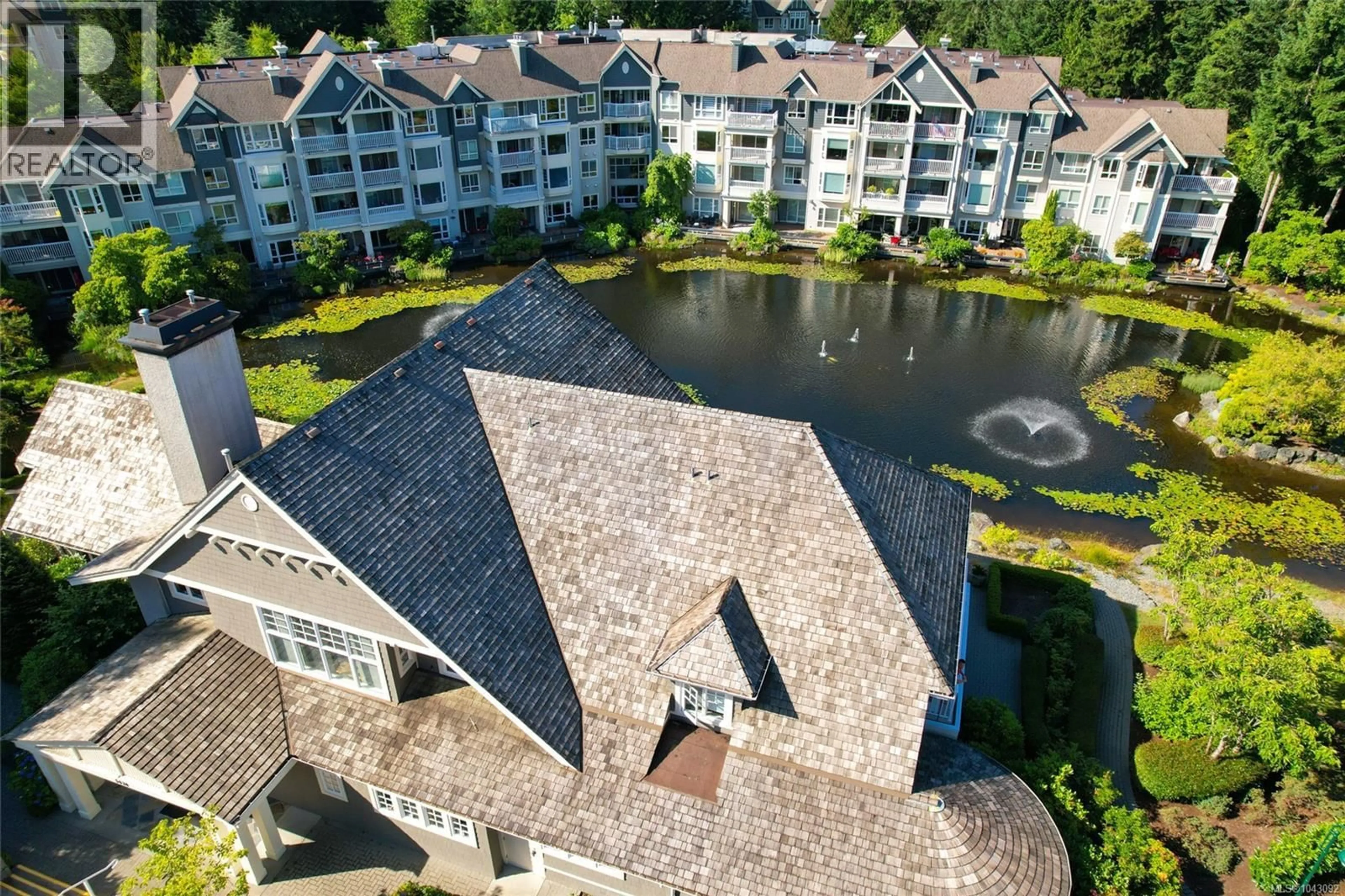 A pic from outside/outdoor area/front of a property/back of a property/a pic from drone, water/lake/river/ocean view for 114 - 5620 EDGEWATER LANE, Nanaimo British Columbia V9T6K1