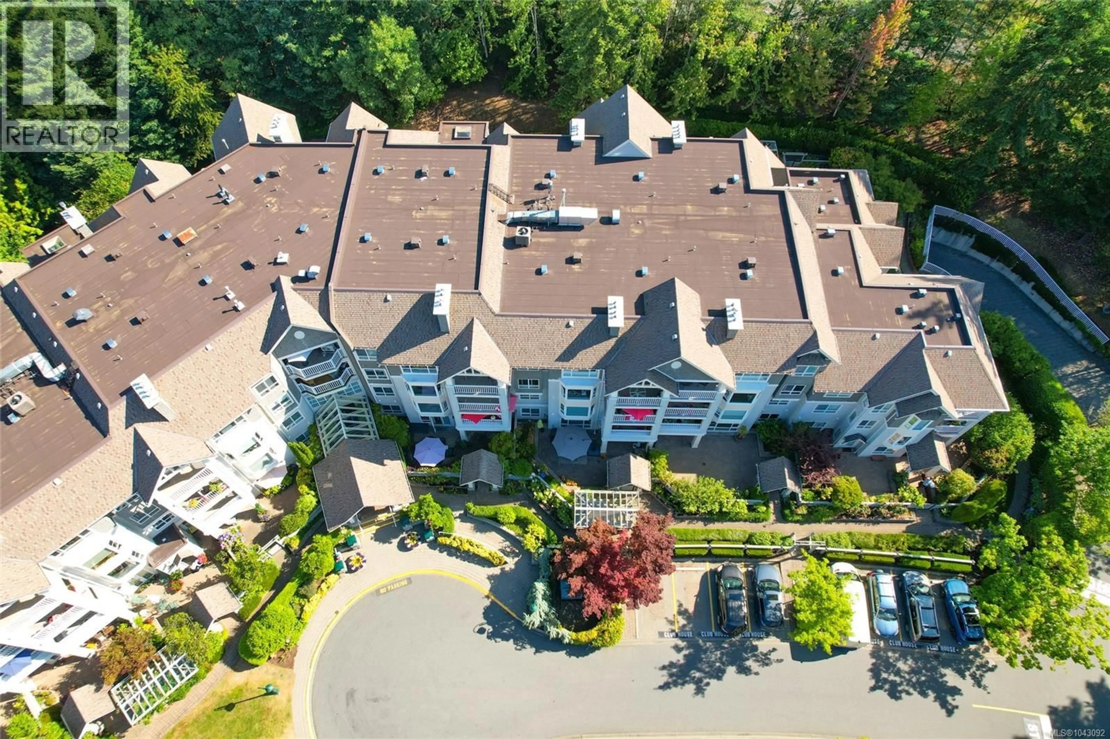 A pic from outside/outdoor area/front of a property/back of a property/a pic from drone, unknown for 114 - 5620 EDGEWATER LANE, Nanaimo British Columbia V9T6K1