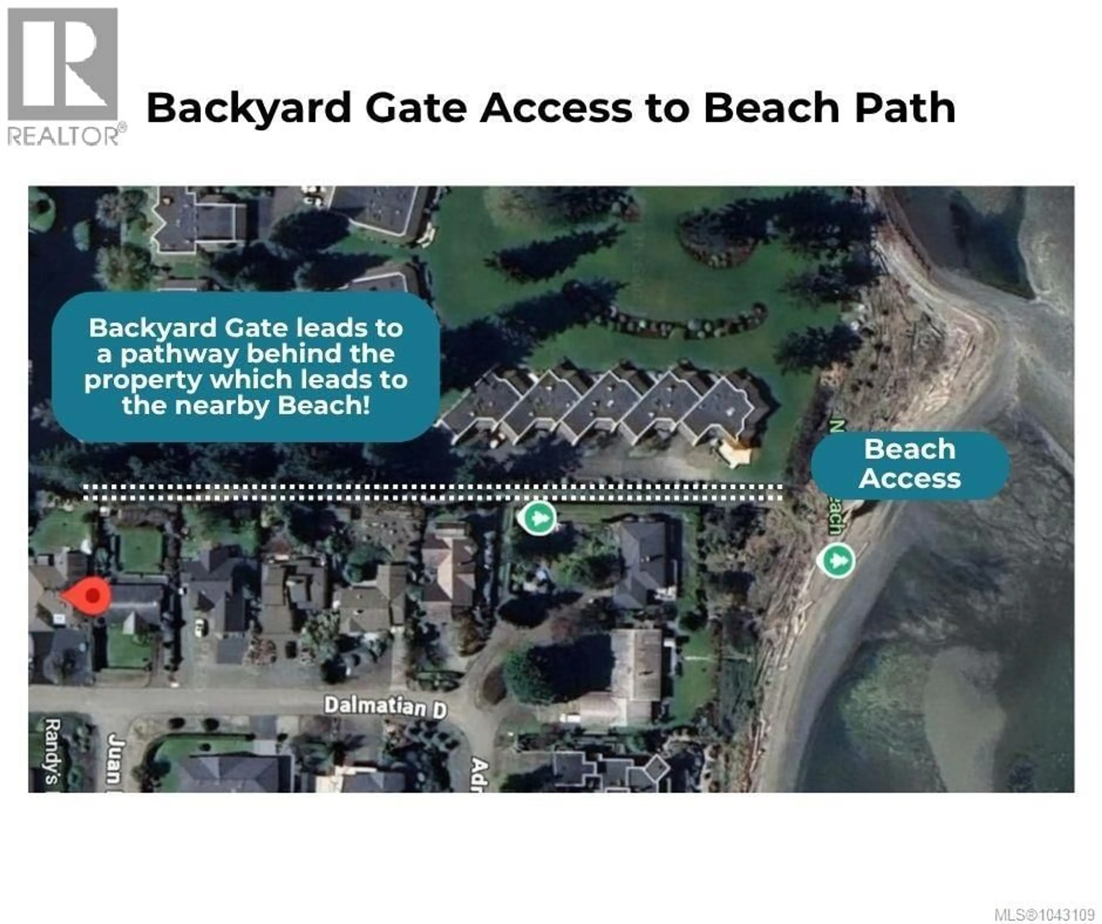 Picture of a map for 518 DALMATIAN DRIVE, Parksville British Columbia V9P1Y4
