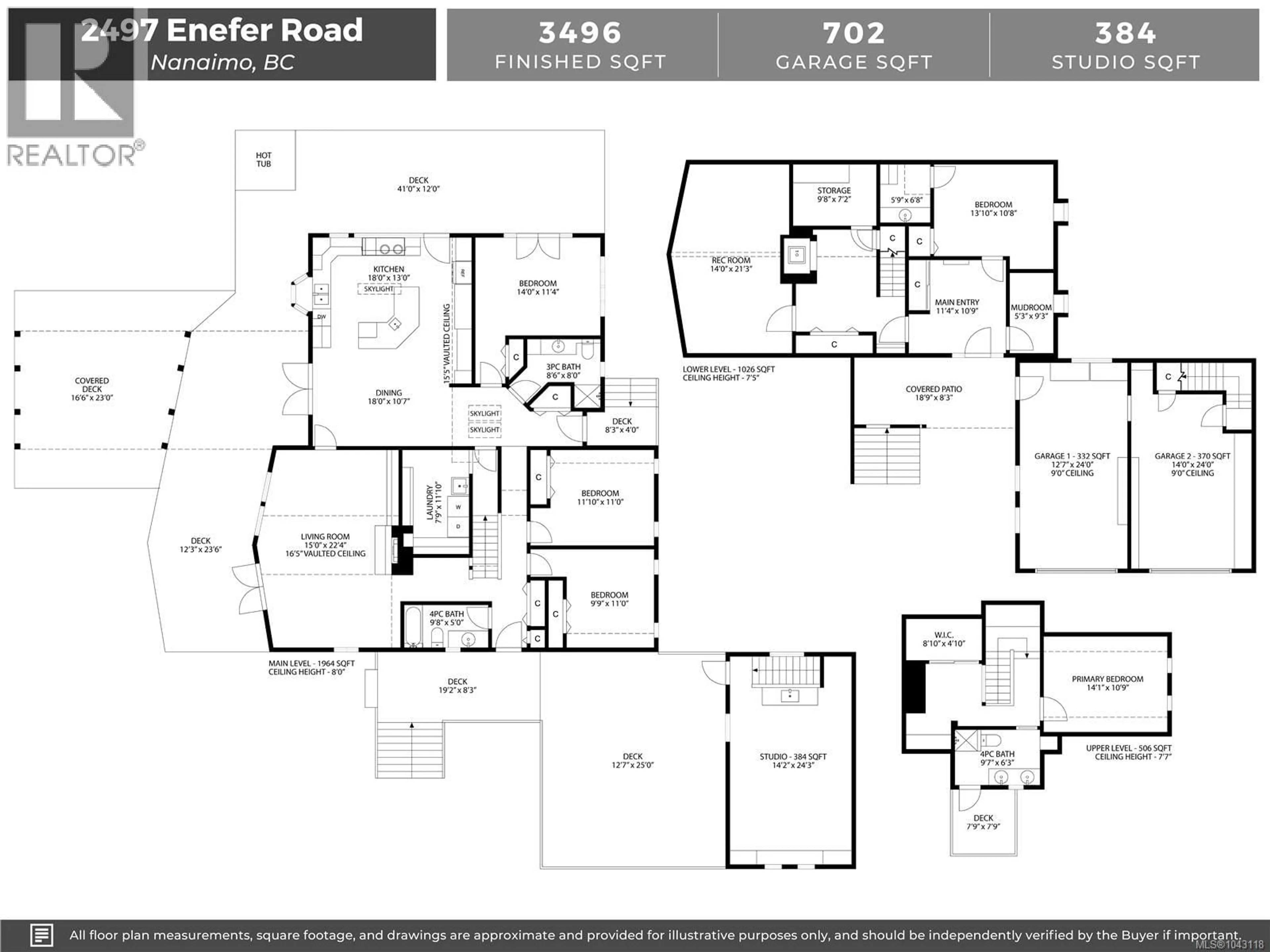 Floor plan for 2497 ENEFER ROAD, Nanaimo British Columbia V9X1W4
