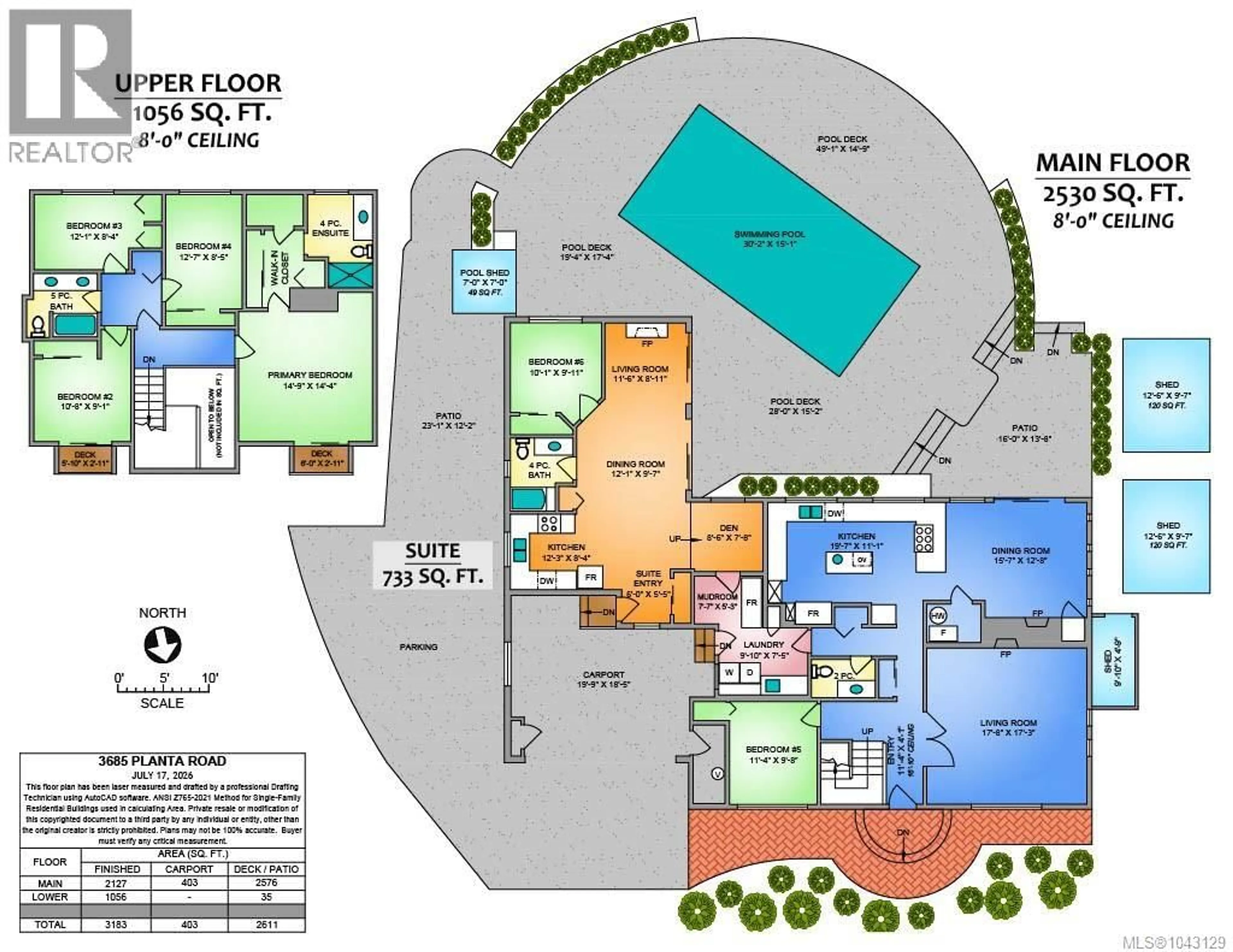 Floor plan for 3685 PLANTA ROAD, Nanaimo British Columbia V9T3E8