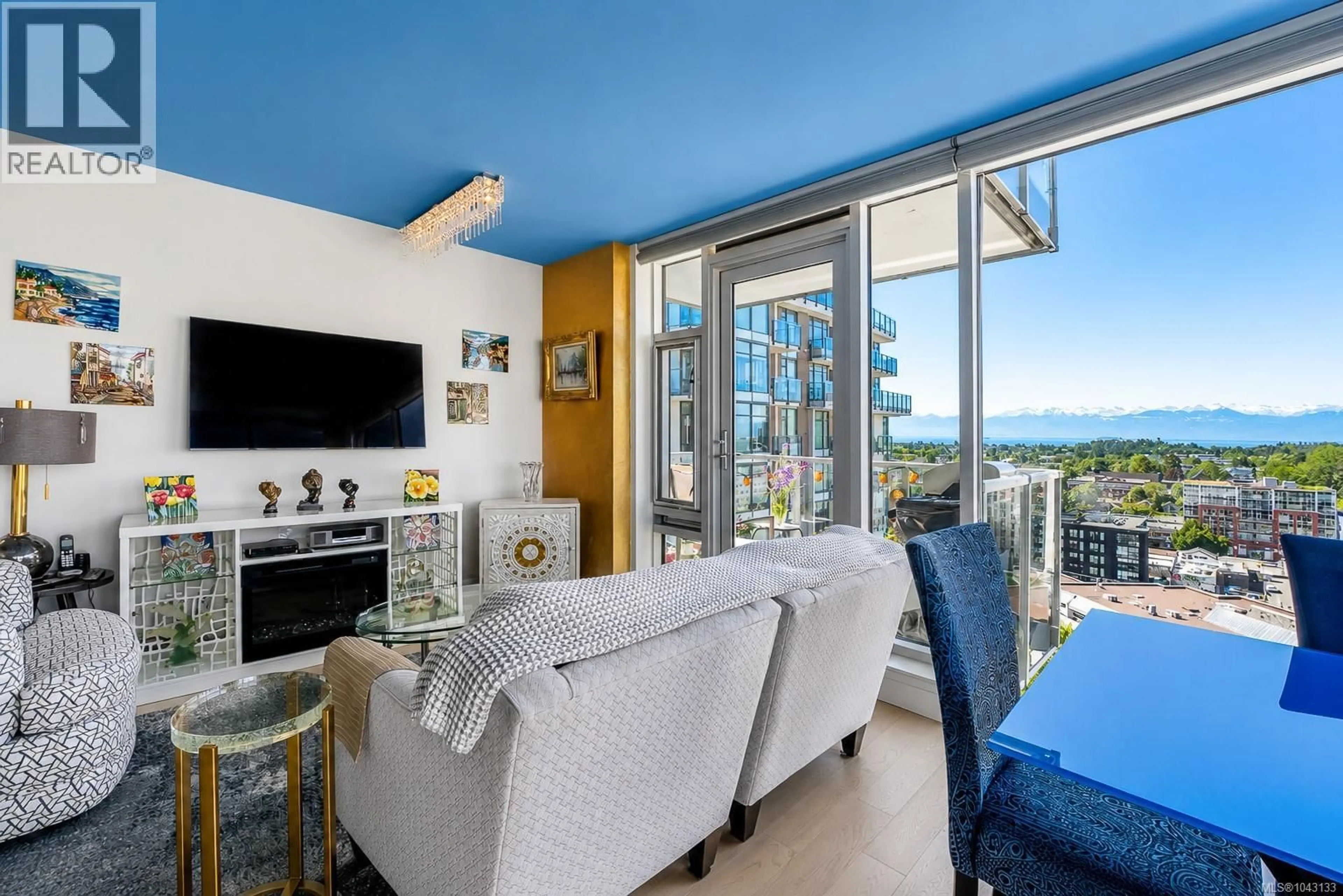 Living room with furniture, unknown for 1402 - 989 JOHNSON STREET, Victoria British Columbia V8V0E3