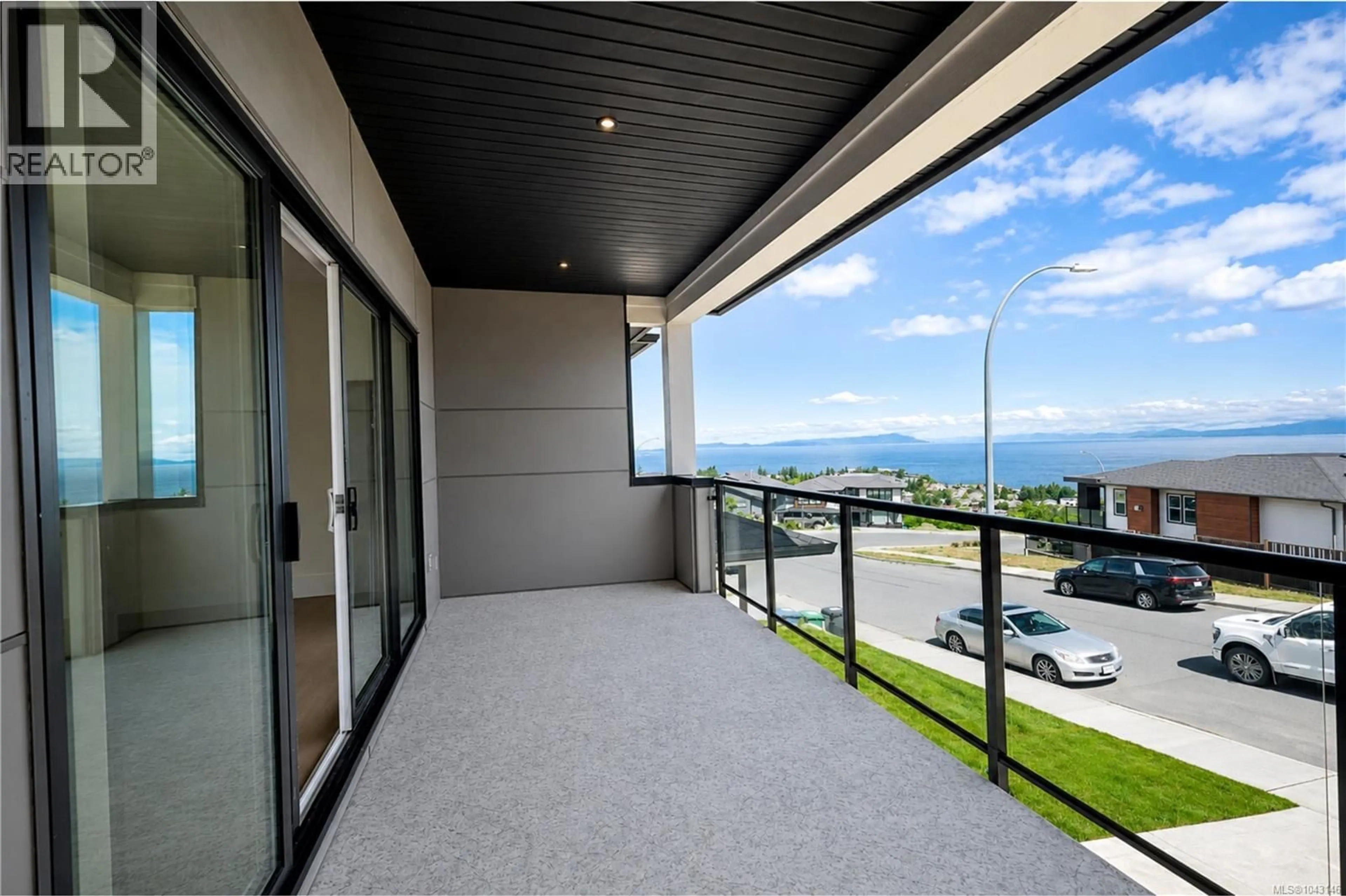 Balcony in the apartment, mountain view for 4655 AMBIENCE DRIVE, Nanaimo British Columbia V9T0L3