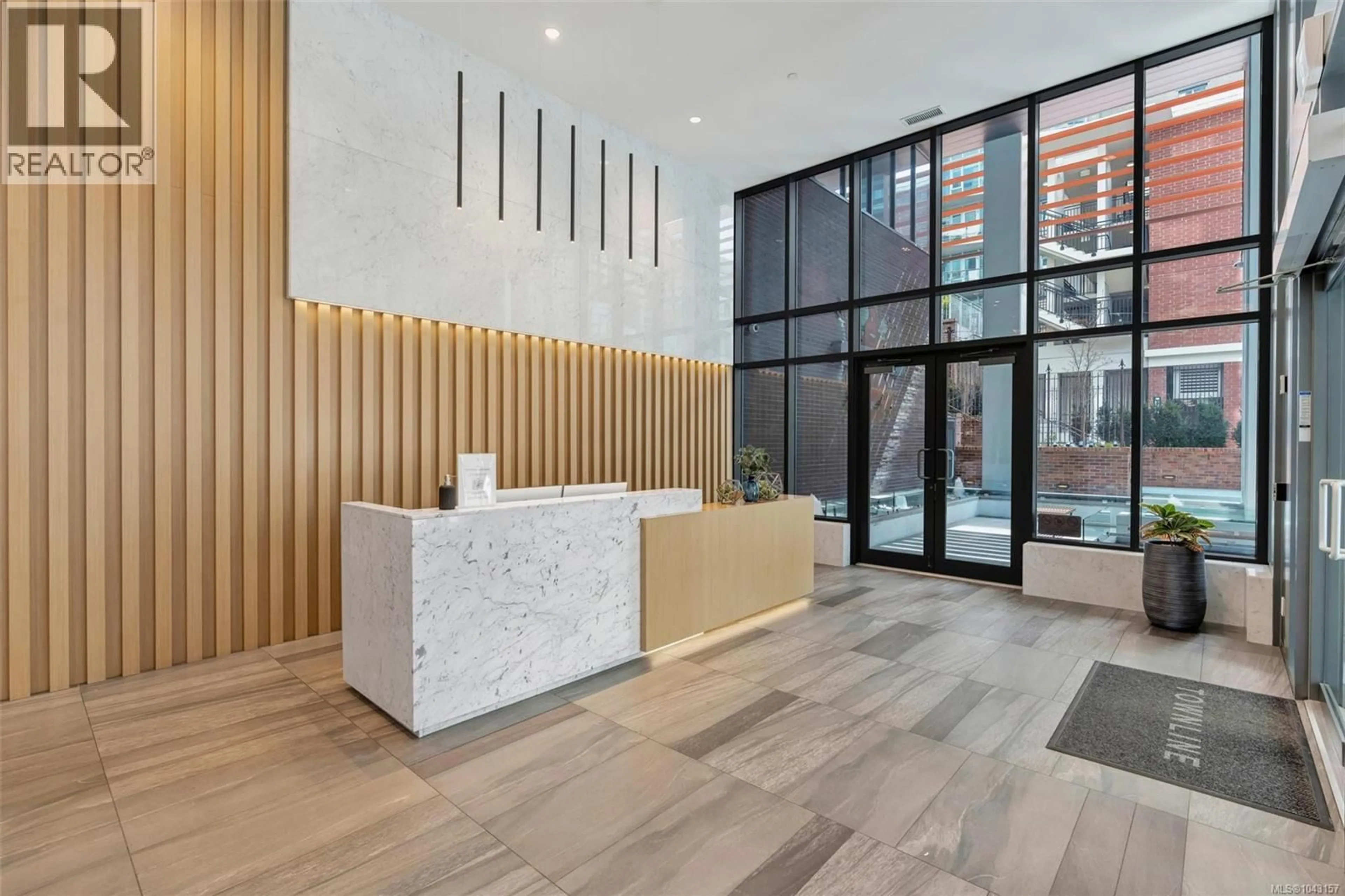 Indoor foyer for 1301 - 777 HERALD STREET, Victoria British Columbia V8T0C7