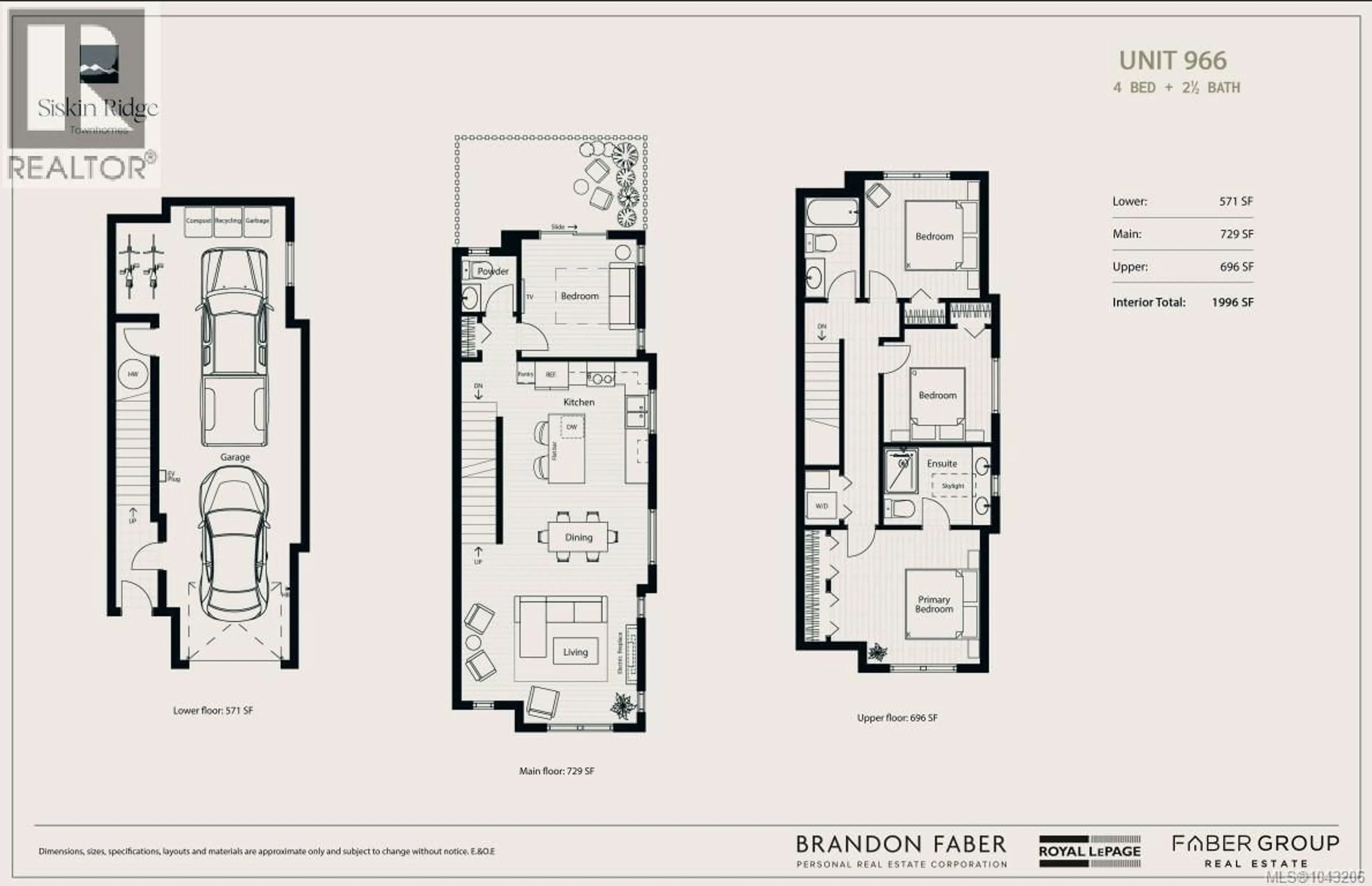 Floor plan for 966 SISKIN RIDGE, Langford British Columbia V9C2X9