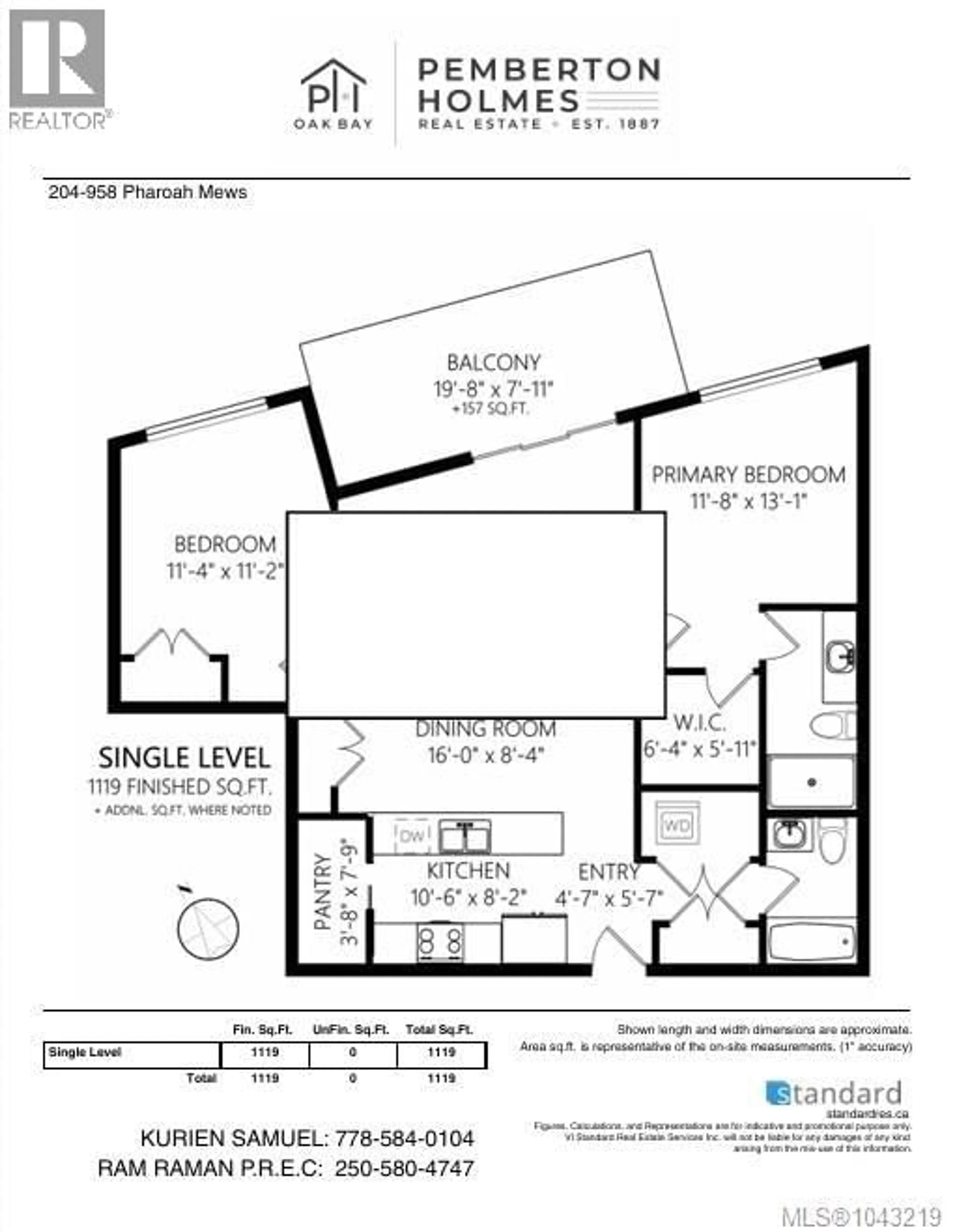 Floor plan for 204 - 958 PHAROAH MEWS, Langford British Columbia V9B7A1