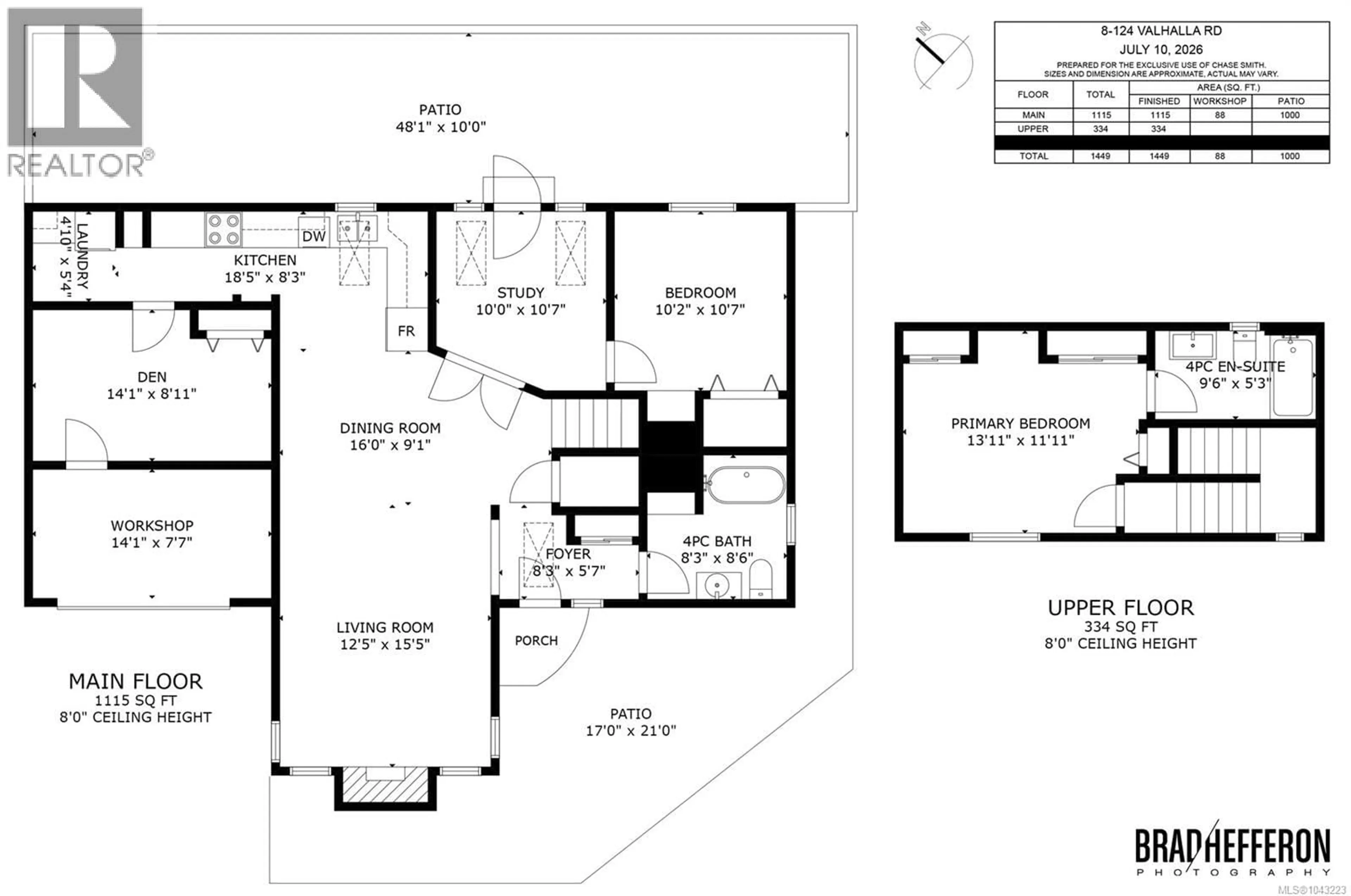 Floor plan for 8 - 124 VALHALLA ROAD, Salt Spring British Columbia V8K2V1