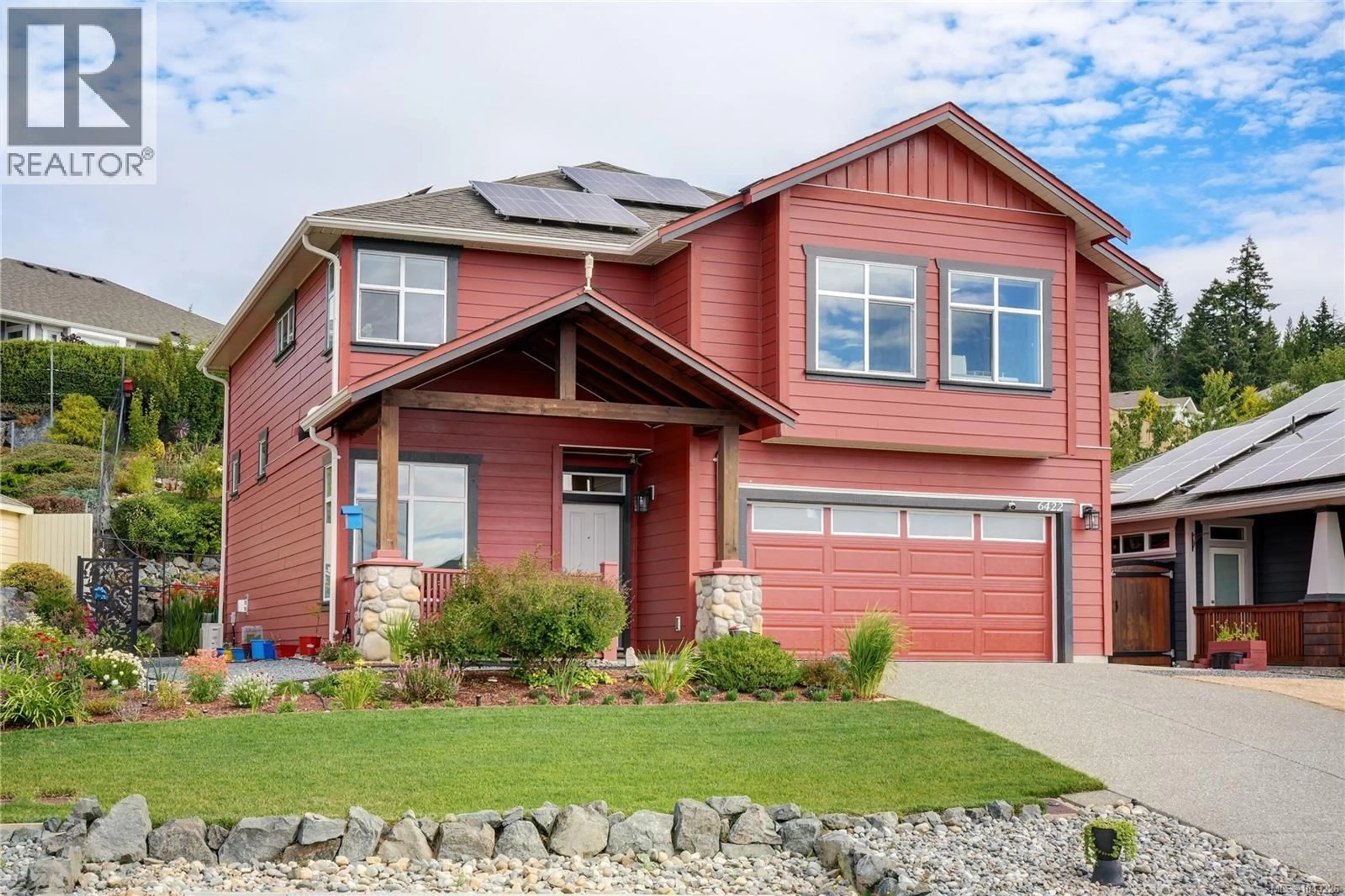 Home with brick exterior material, street for 6422 RIVERSTONE DRIVE, Sooke British Columbia V9Z1N4