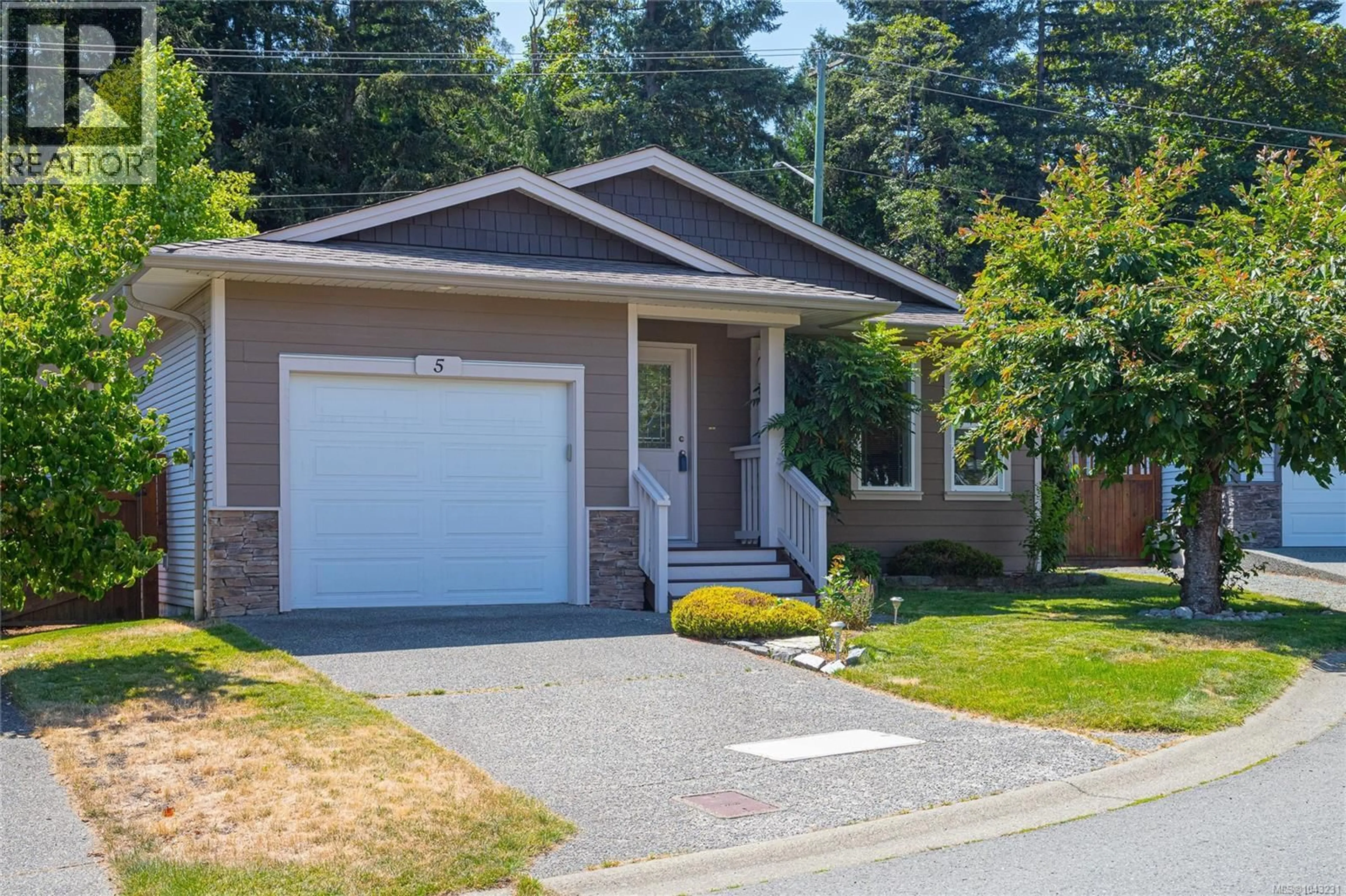 Home with vinyl exterior material, street for 5 - 9650 ASKEW CREEK DRIVE, Chemainus British Columbia V0R1K3