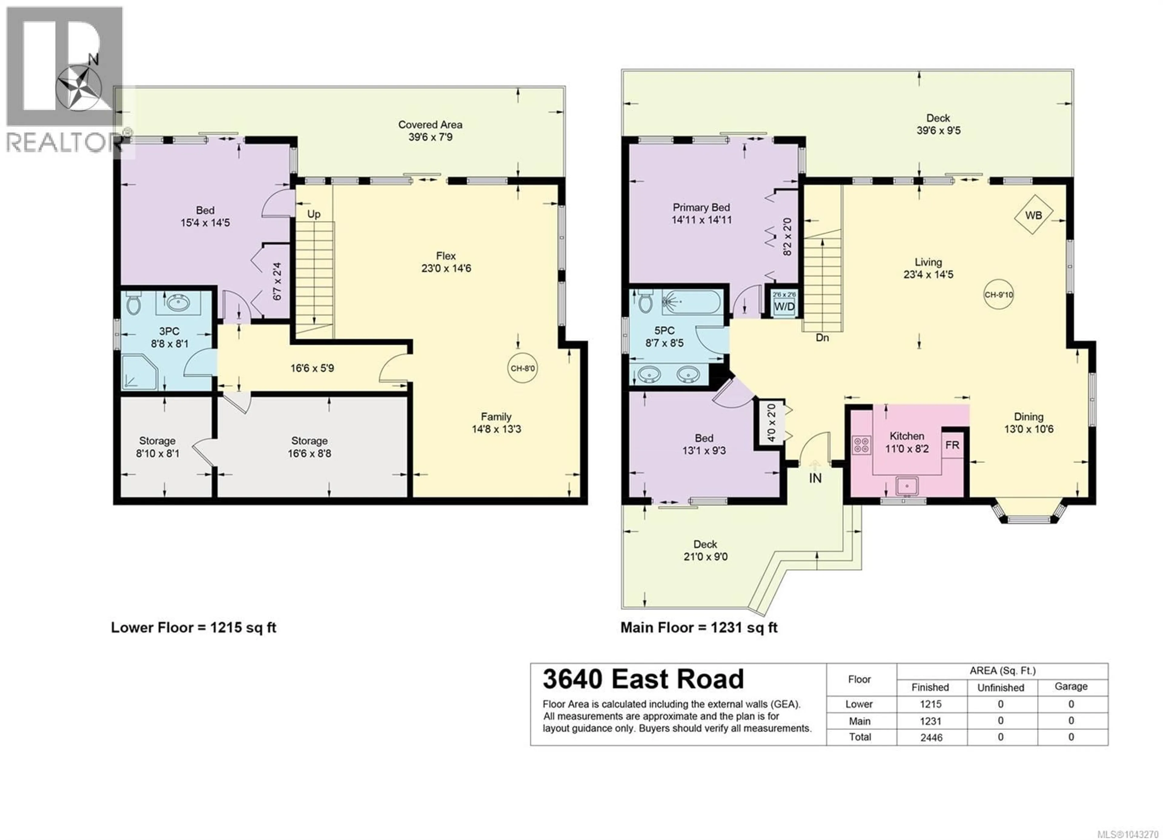 Floor plan for 3640 EAST ROAD, Denman Island British Columbia V0R1T0