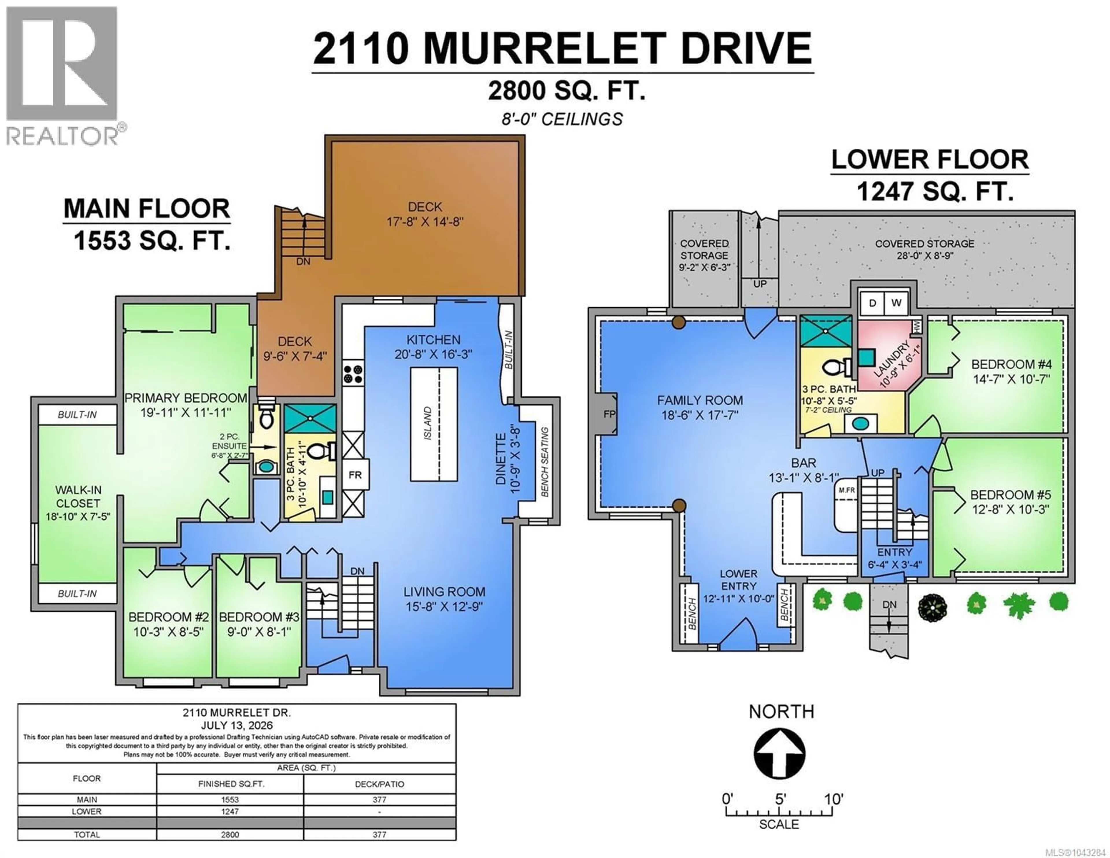 Floor plan for 2110 MURRELET DRIVE, Comox British Columbia V9M3P5