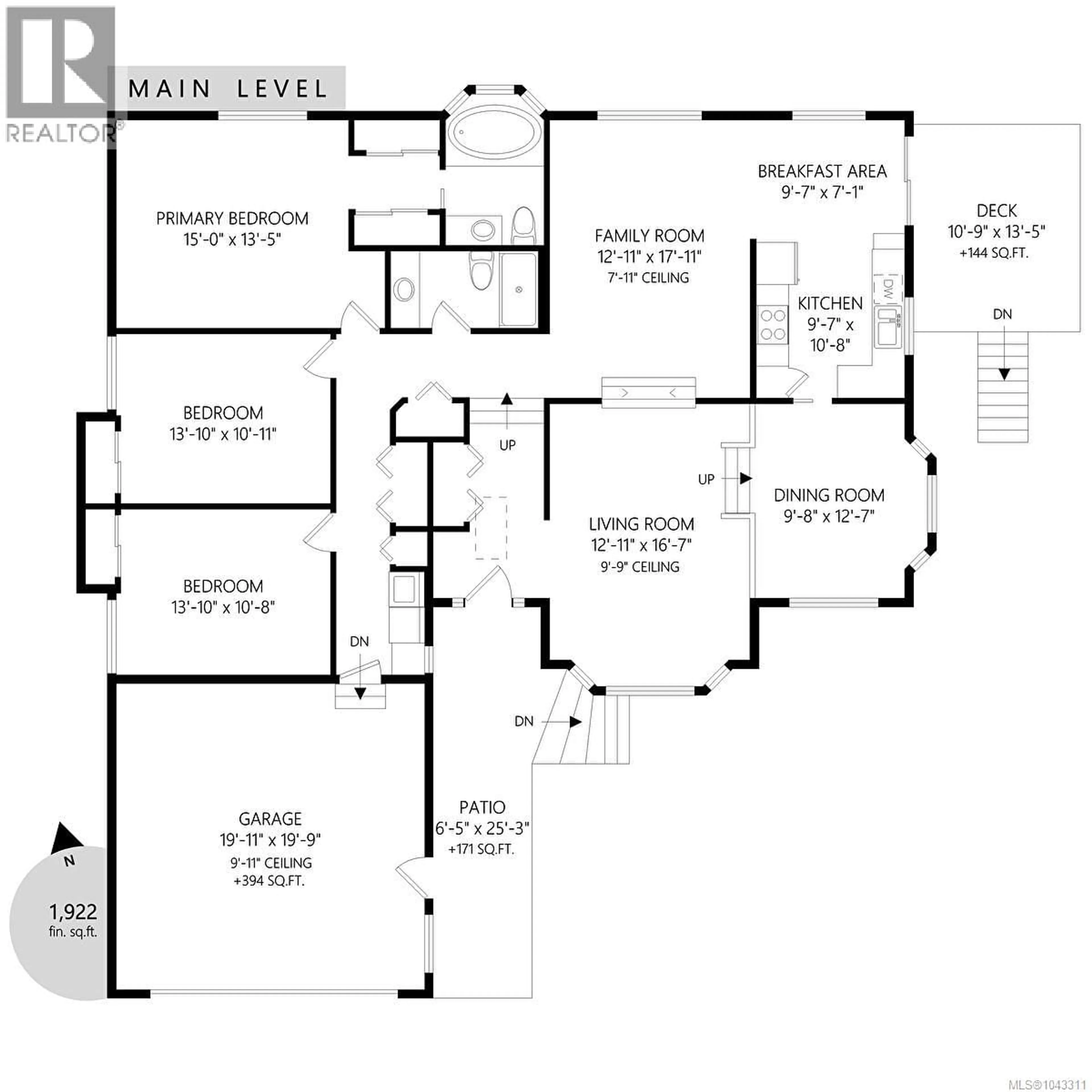 Floor plan for 6113 DENALI DRIVE, Duncan British Columbia V9L5N4