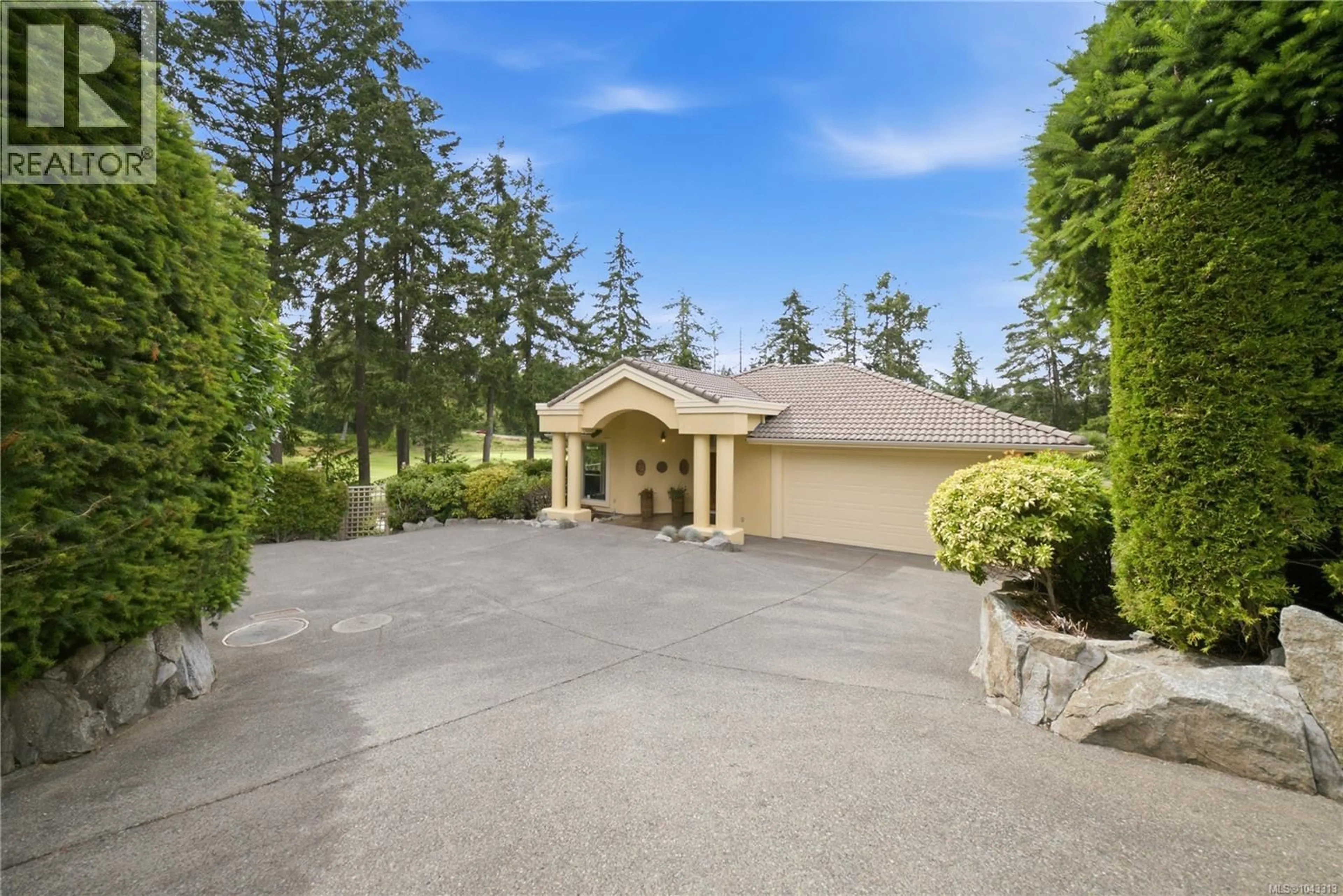 A pic from outside/outdoor area/front of a property/back of a property/a pic from drone, street for 3595 ELGINWOOD PLACE, Nanoose Bay British Columbia V9P9G5