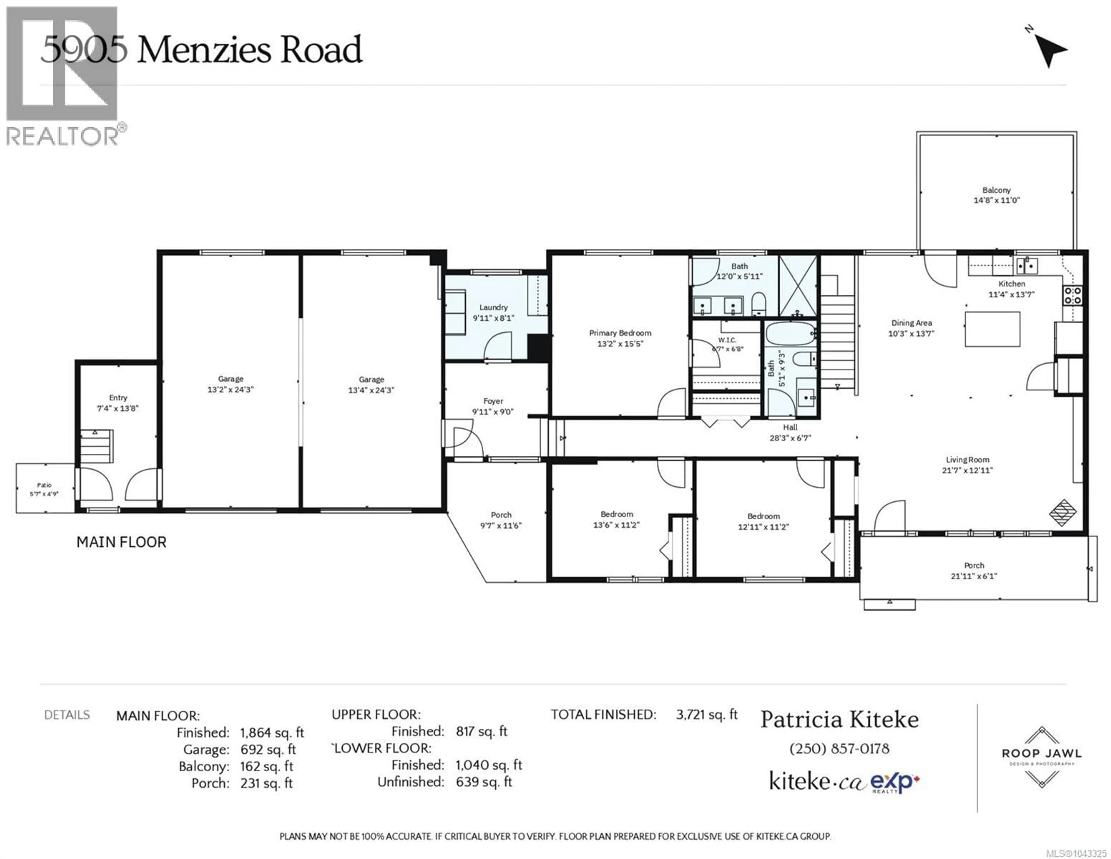 Floor plan for 5905 MENZIES ROAD, Duncan British Columbia V9L6J9