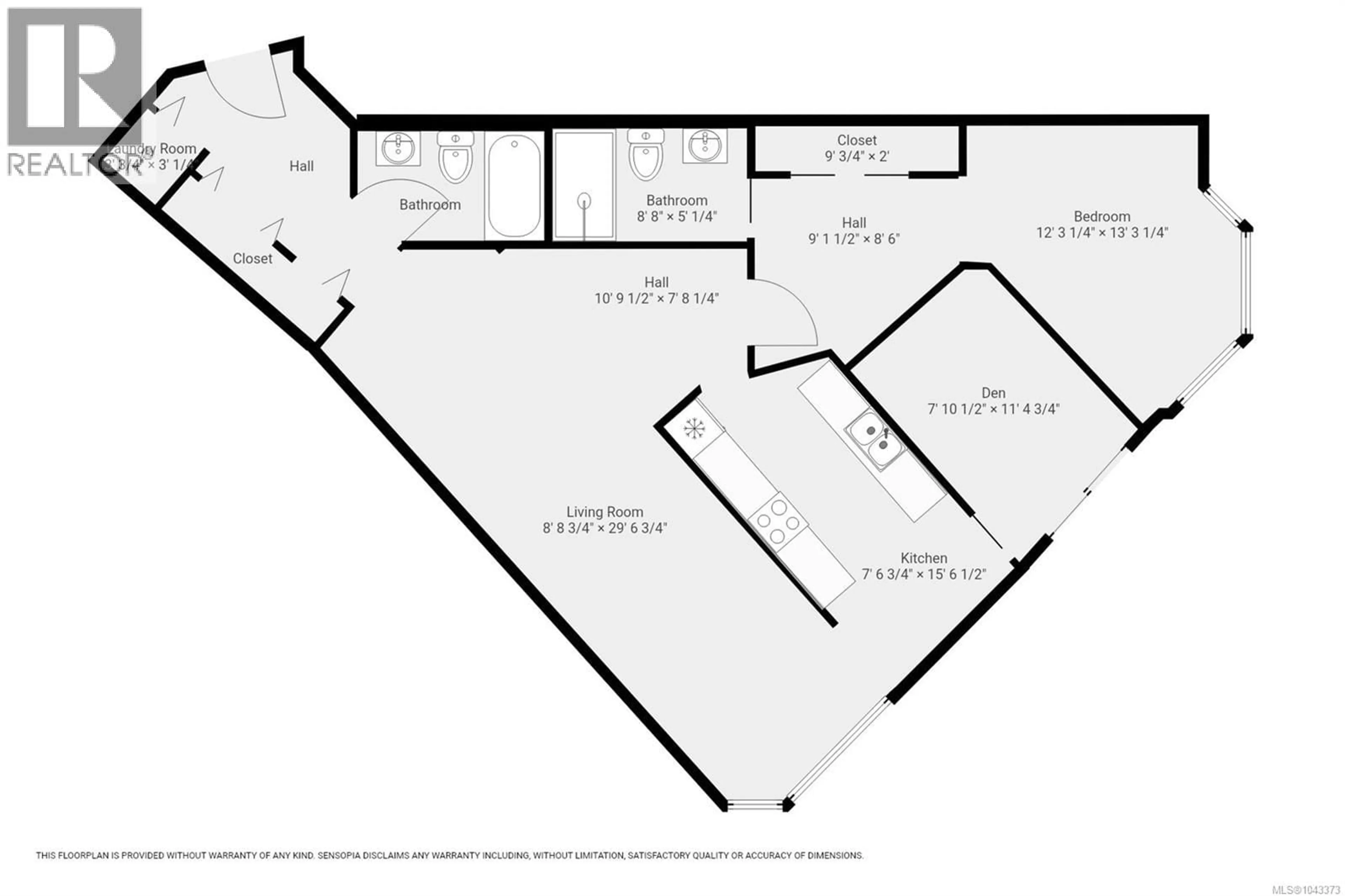 Floor plan for 209 - 87 ISLAND HIGHWAY SOUTH, Campbell River British Columbia V9W1A2