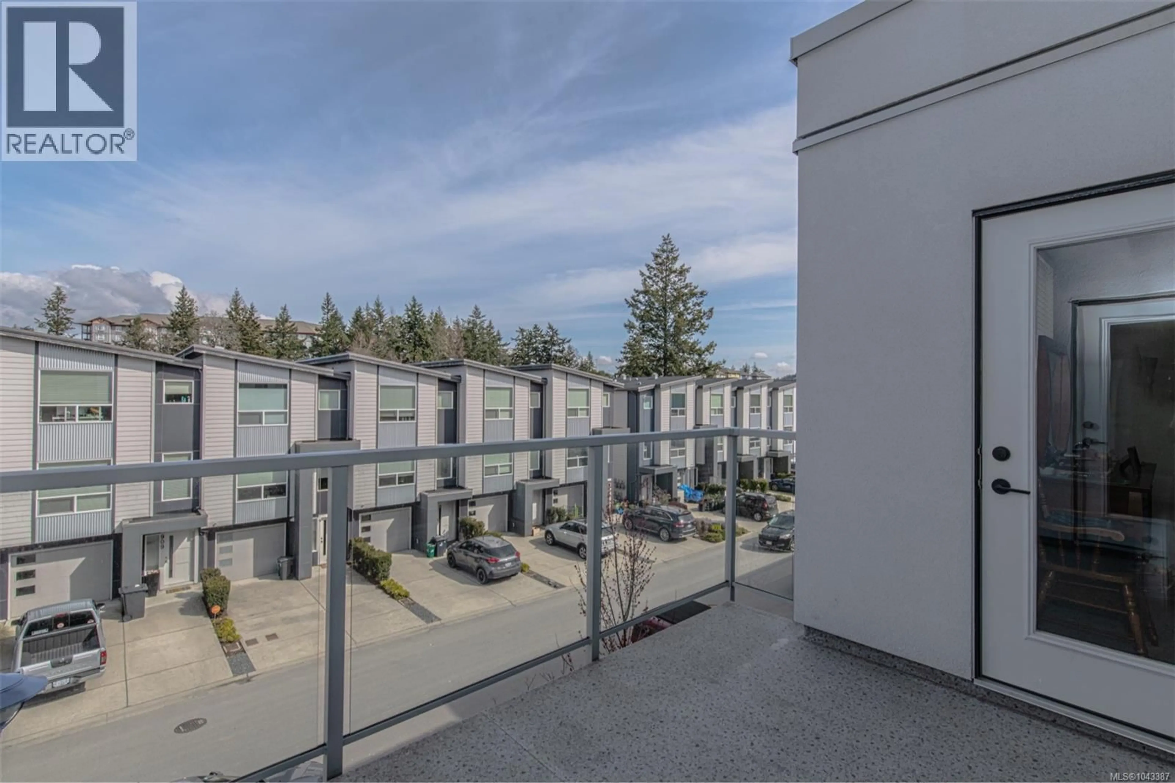 A pic from outside/outdoor area/front of a property/back of a property/a pic from drone, city buildings view from balcony for 318 - 950 WHIRLAWAY CRESCENT, Langford British Columbia V9B0Y3