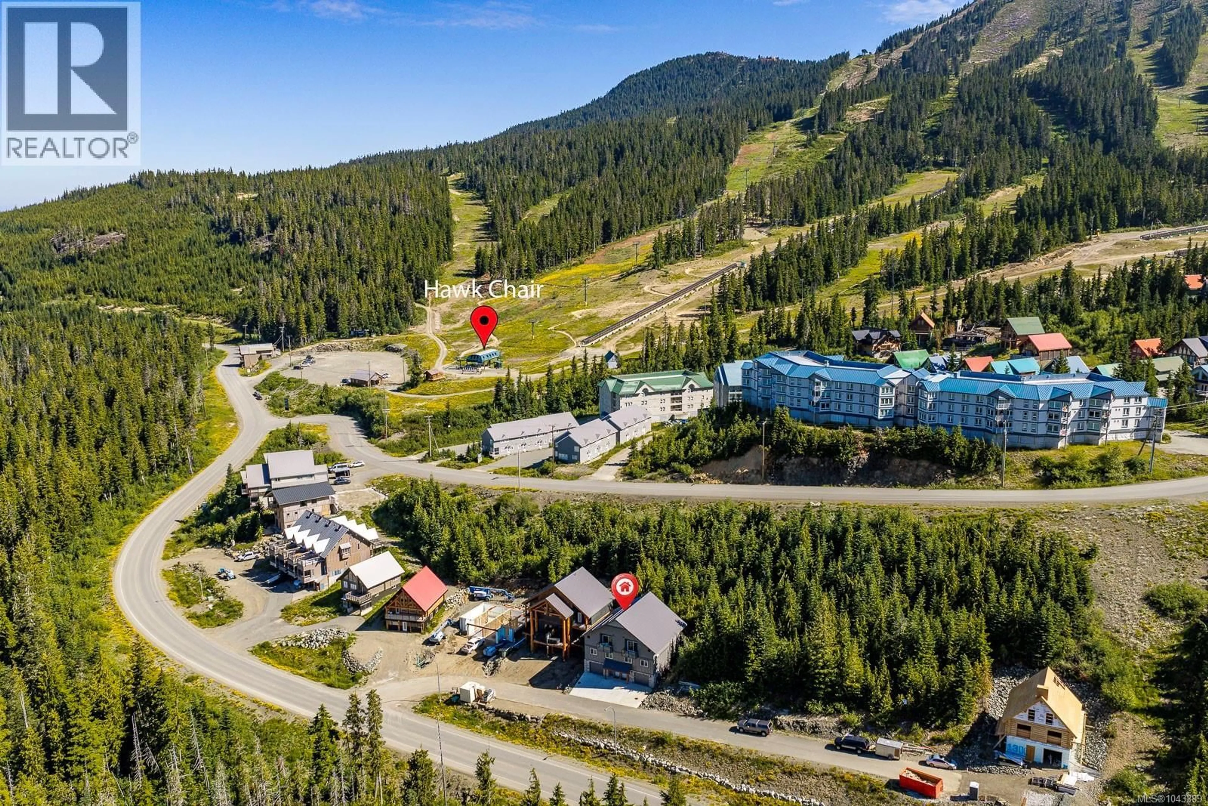 A pic from outside/outdoor area/front of a property/back of a property/a pic from drone, mountain view for B - 1328 NORDIC DRIVE, Courtenay British Columbia V9J1L0