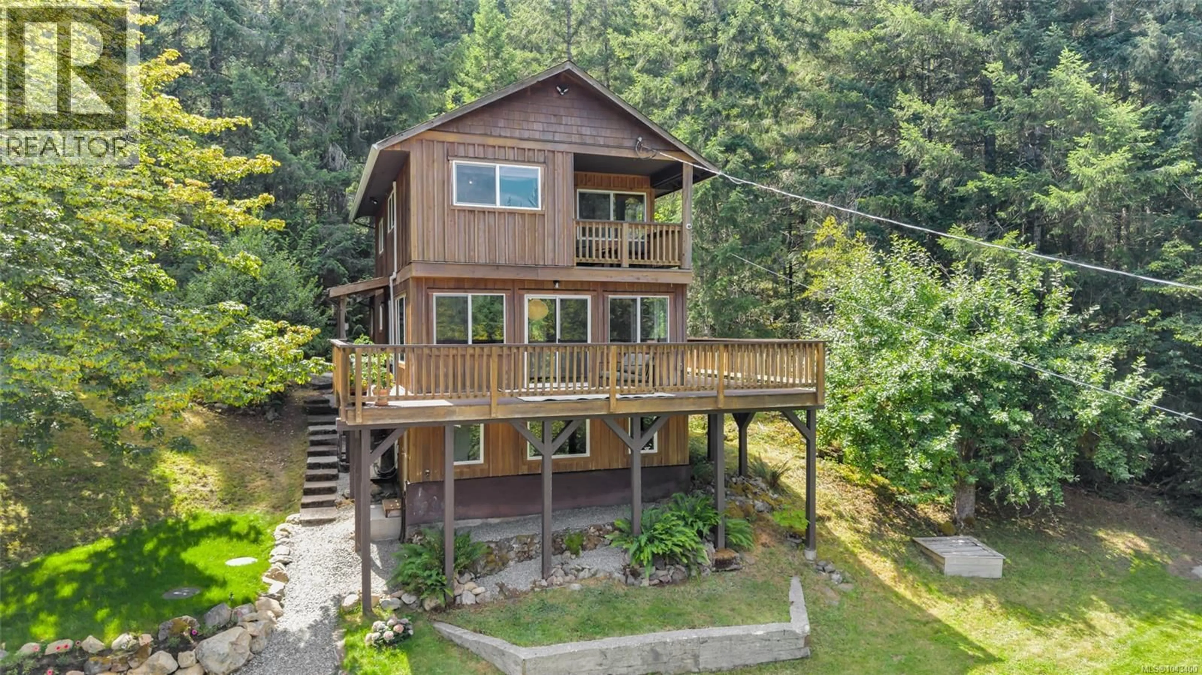 A pic from outside/outdoor area/front of a property/back of a property/a pic from drone, unknown for 1670 WEST SHAWNIGAN LAKE ROAD, Shawnigan Lake British Columbia V0R2W0