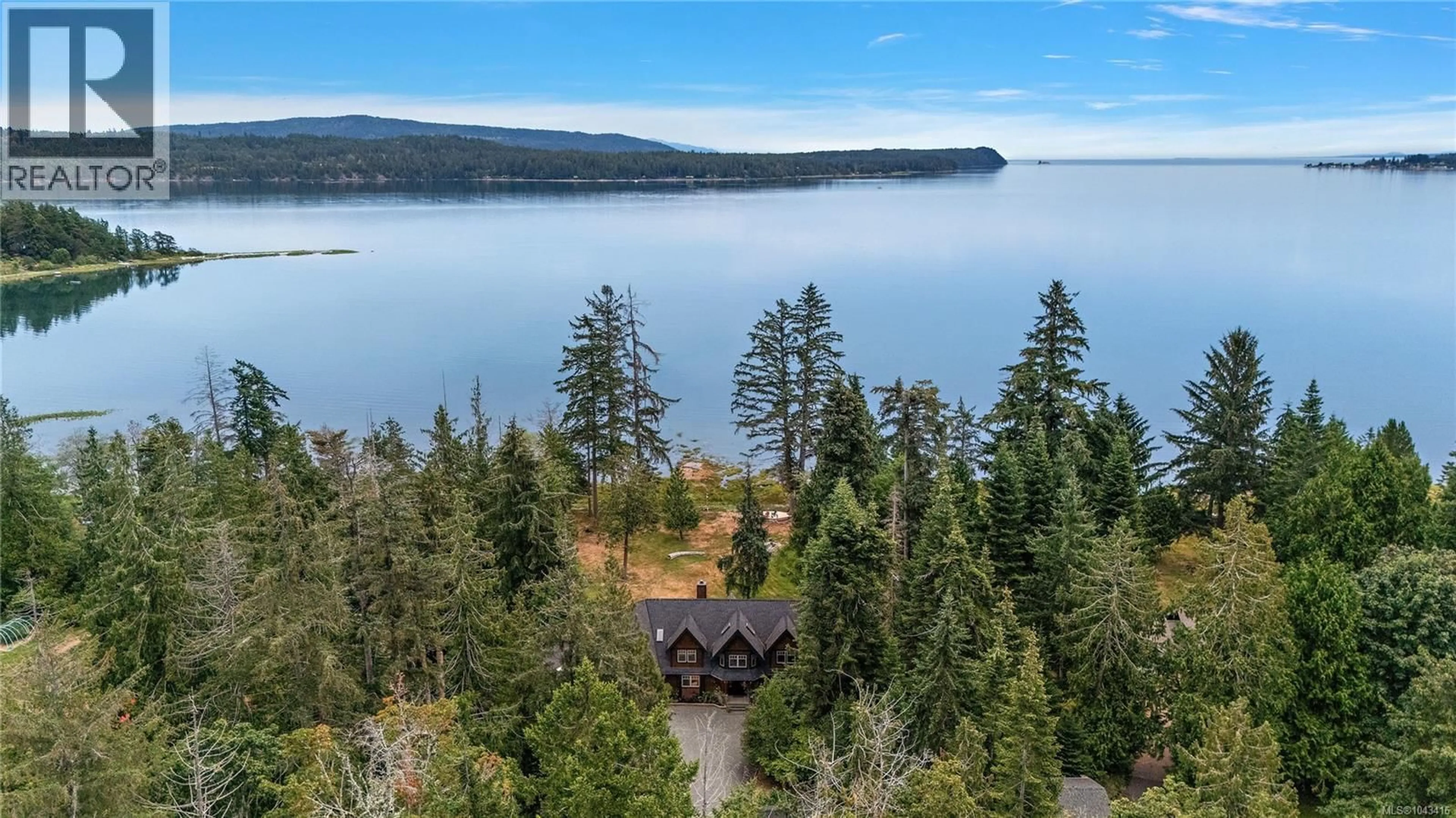 A pic from outside/outdoor area/front of a property/back of a property/a pic from drone, water/lake/river/ocean view for 7928 WHITE DUCK ROAD, Fanny Bay British Columbia V0R1W0