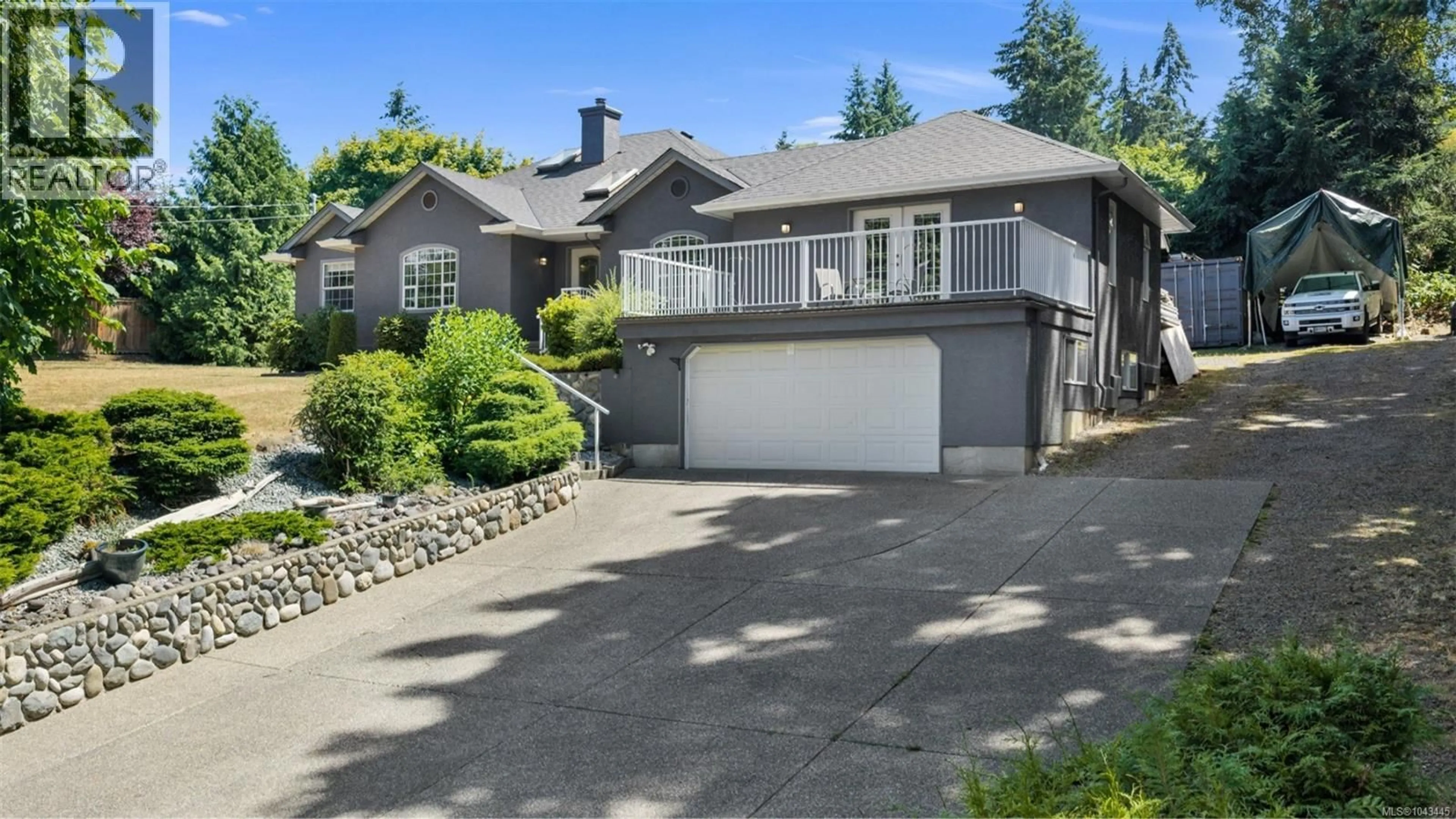 Home with vinyl exterior material, street for 1406 DONNAY DRIVE, Duncan British Columbia V9L5R4