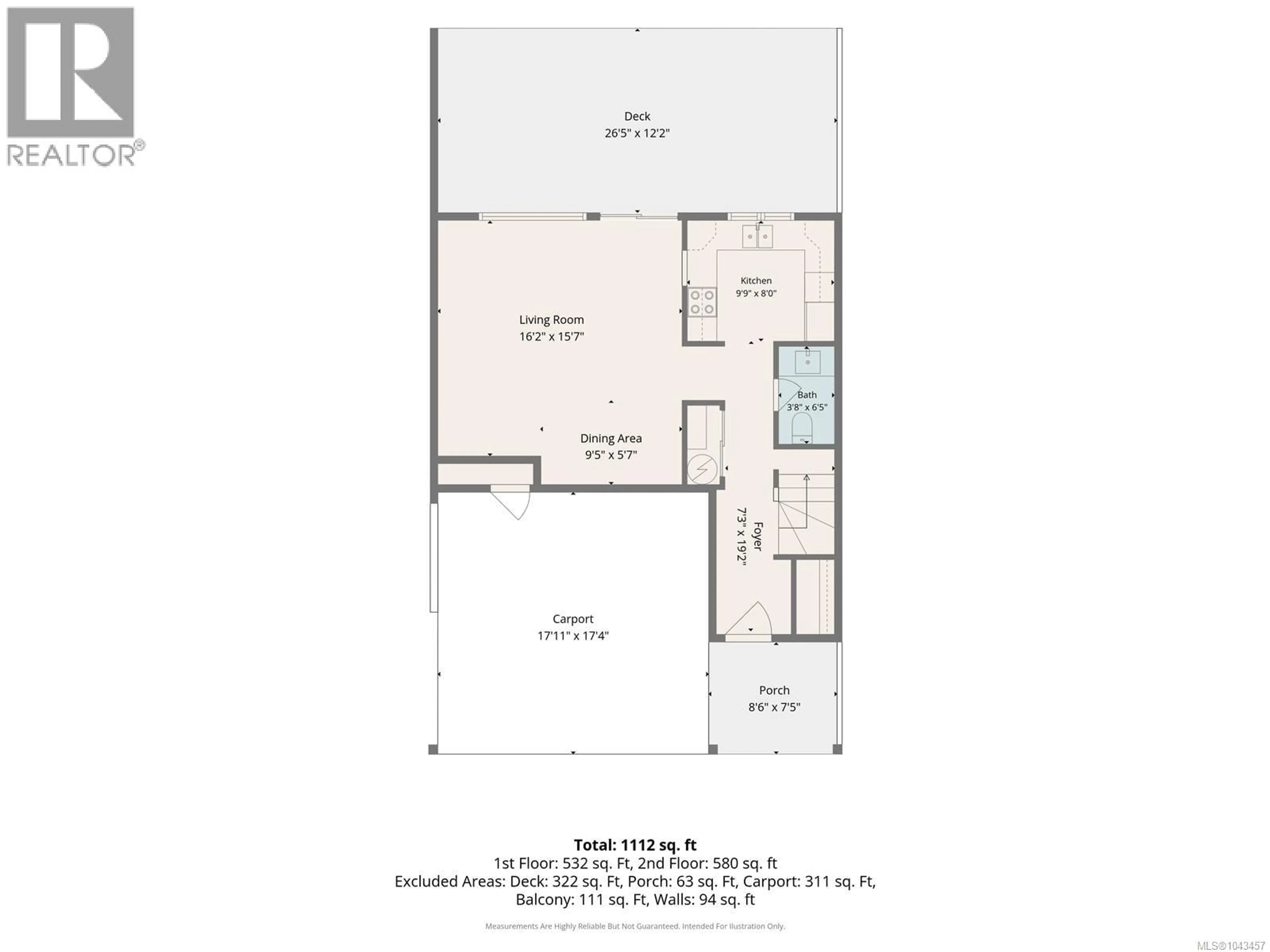 Floor plan for 21 - 267 CORFIELD STREET, Parksville British Columbia V9P2H6