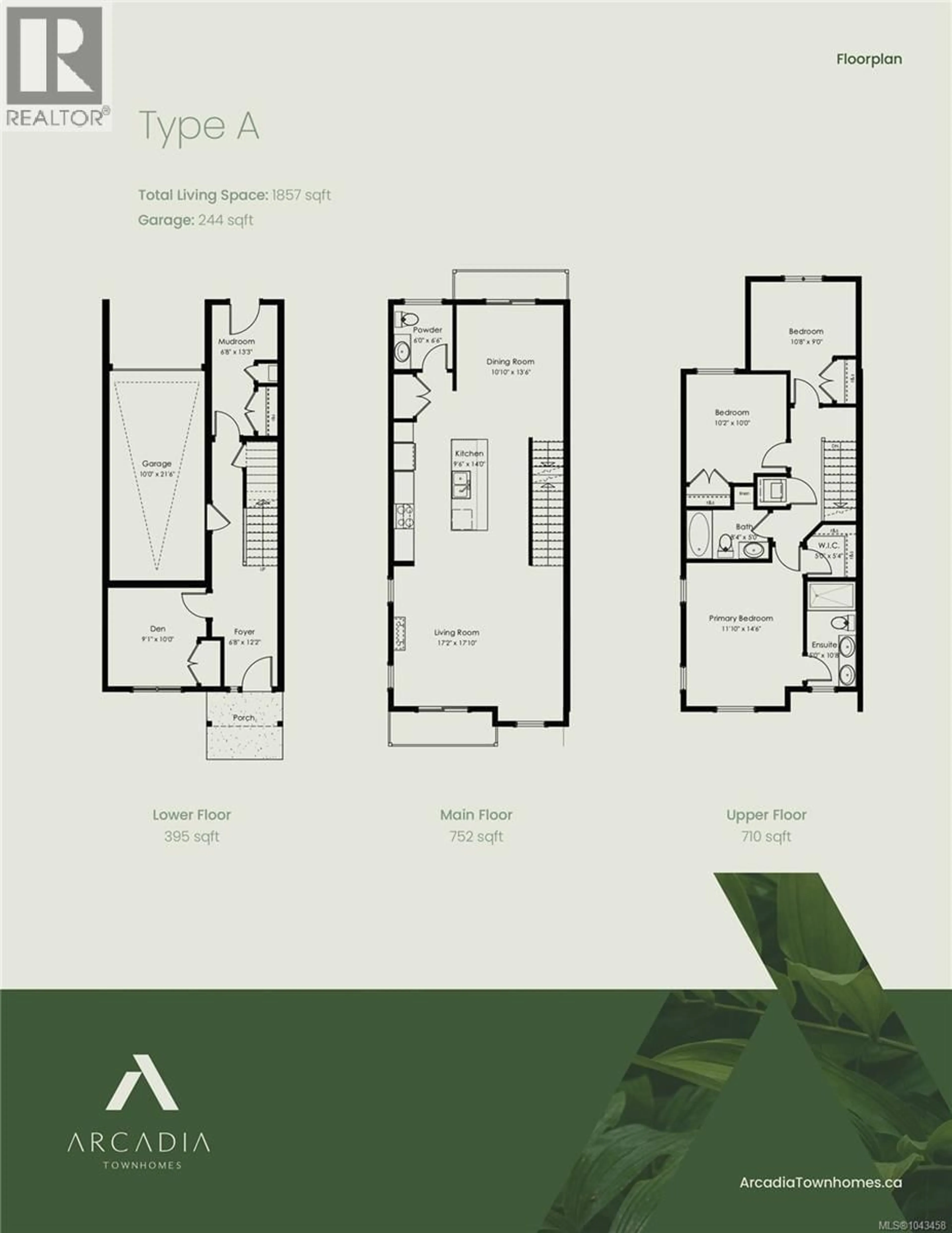 Floor plan for 1069 ARCADIAWOOD LANE, Langford British Columbia V9C0V5
