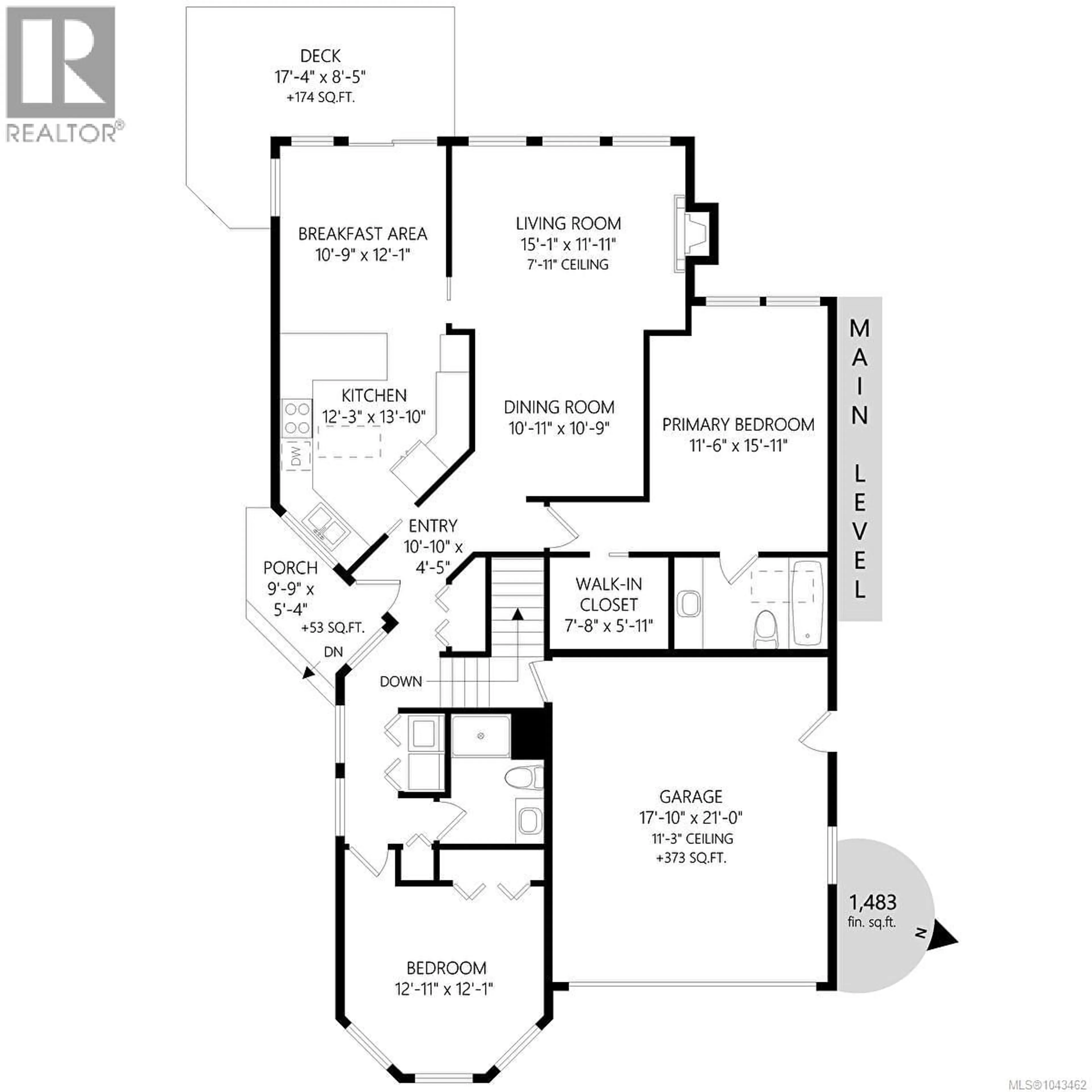 Floor plan for 618 WINDWARD WAY, Qualicum Beach British Columbia V9K2K4