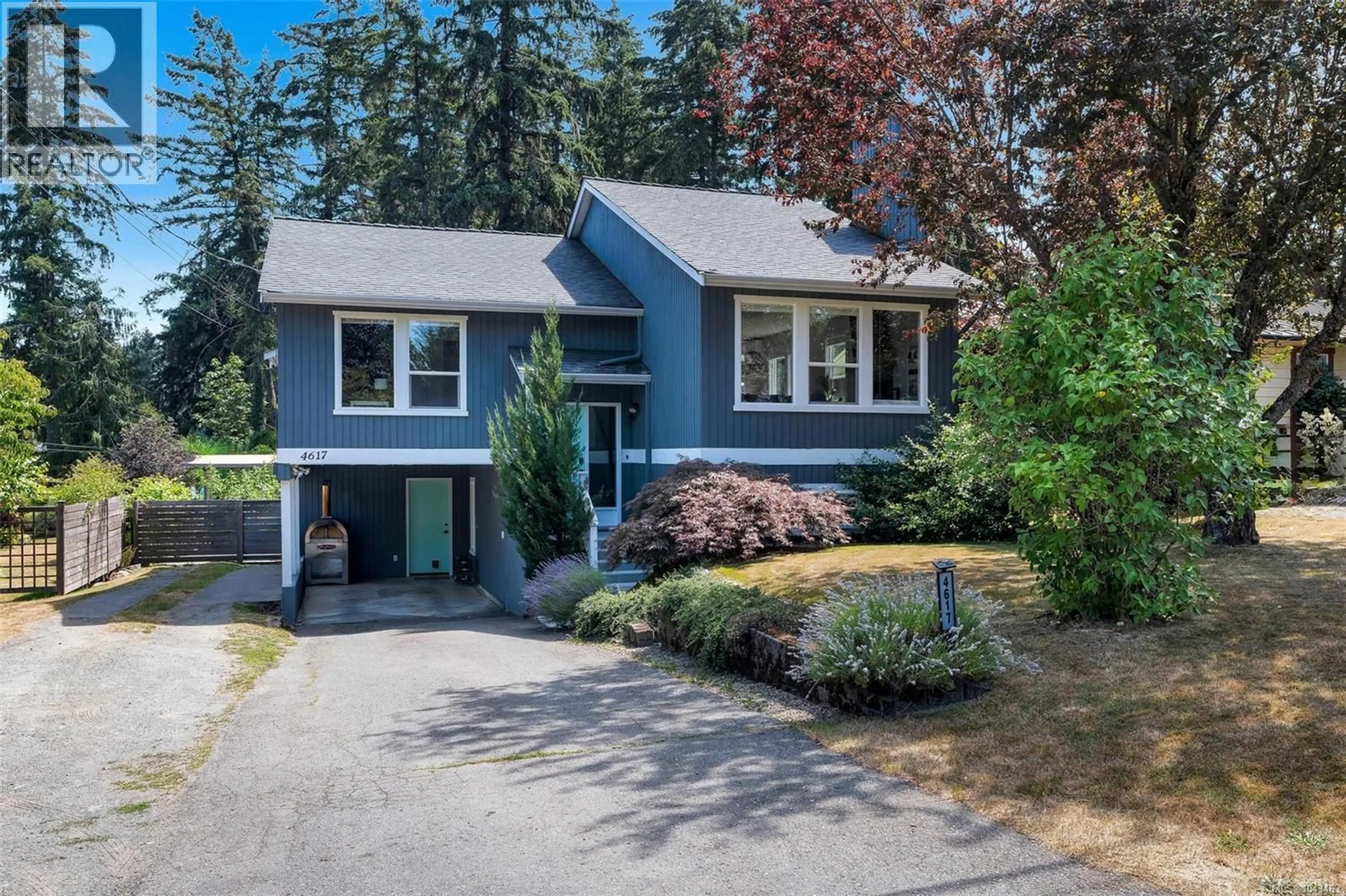 Home with vinyl exterior material, street for 4617 GEORGE ROAD, Cowichan Bay British Columbia V0R1N1