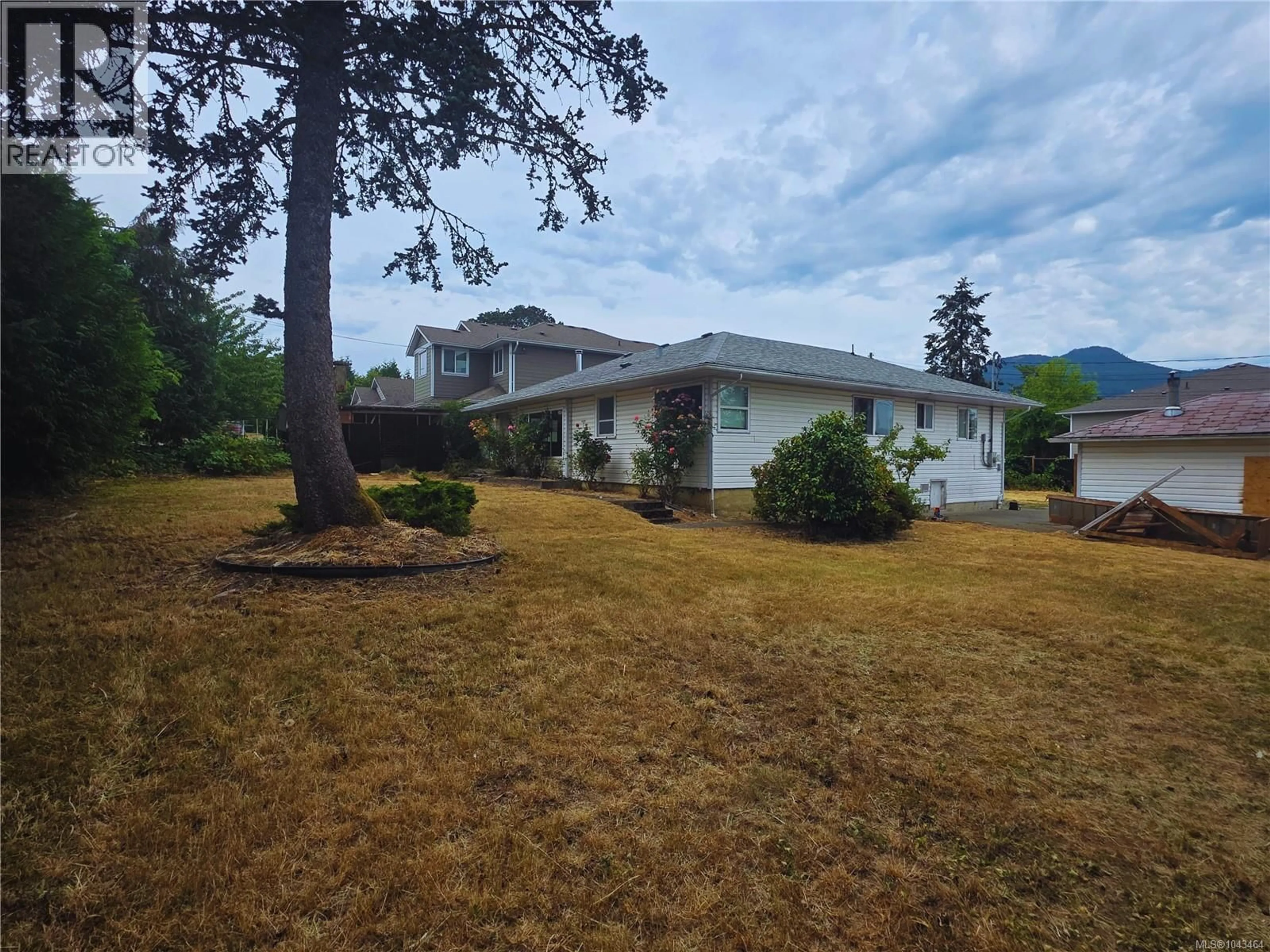 A pic from outside/outdoor area/front of a property/back of a property/a pic from drone, mountain view for 3381 COWICHAN LAKE ROAD, Duncan British Columbia V9L4C5
