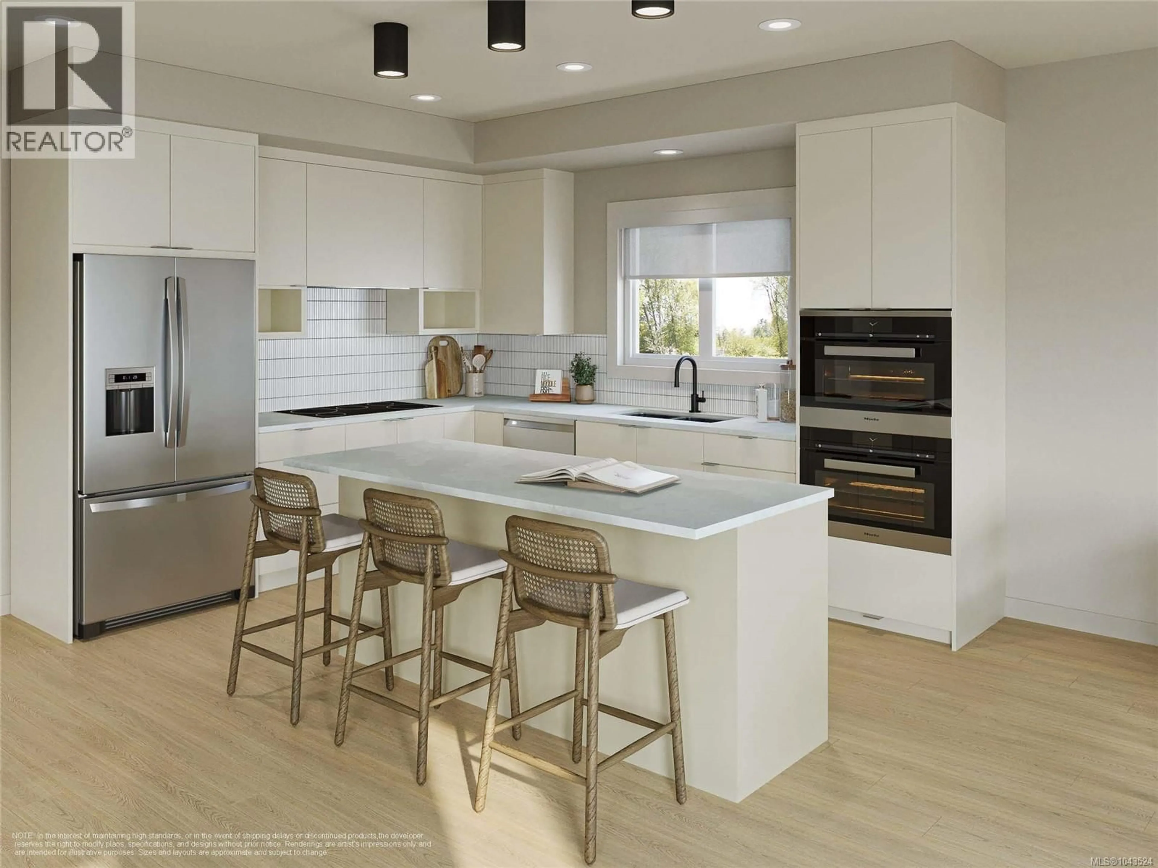 Contemporary kitchen, ceramic/tile floor for 2524 ALABASTER COURT, Langford British Columbia V9B5N1