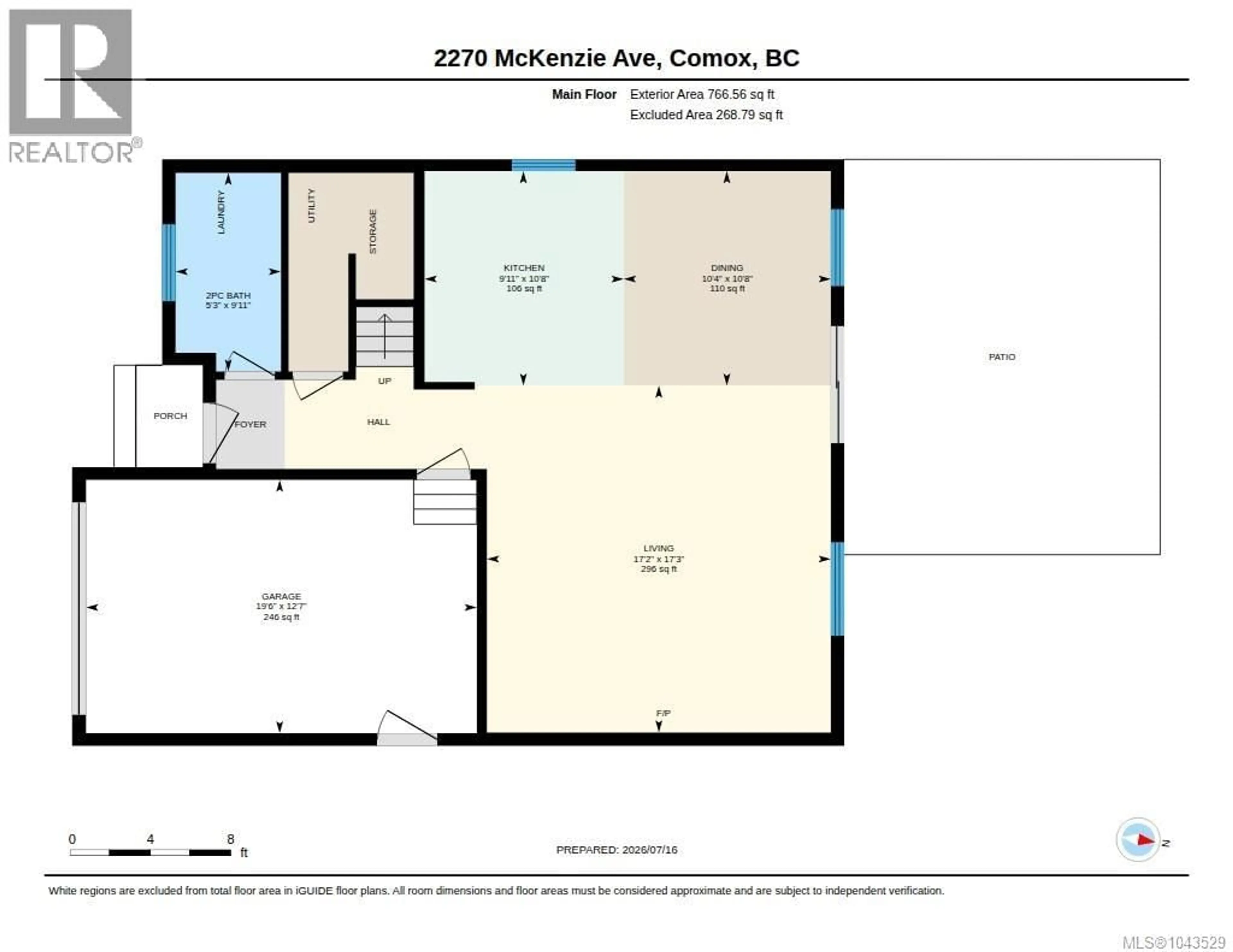 Floor plan for 2270 MCKENZIE AVENUE, Comox British Columbia V9M1J1