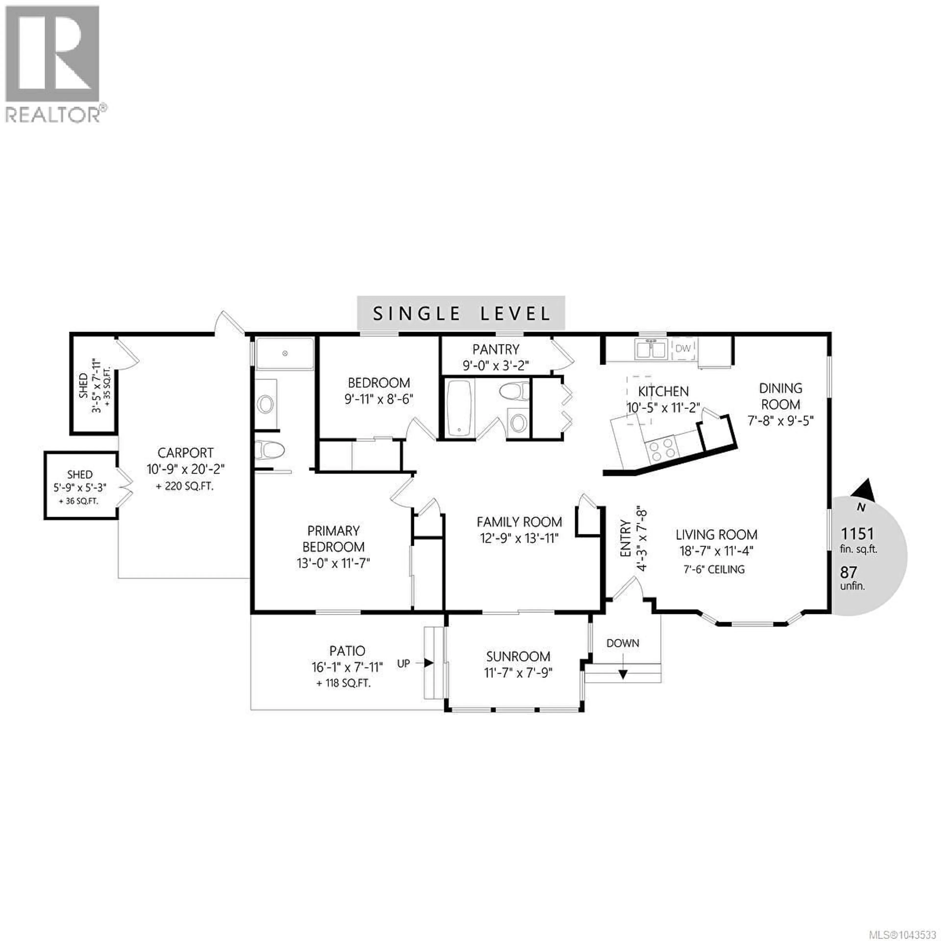 Floor plan for 9394 BROOKWOOD DRIVE, Sidney British Columbia V8L4H3
