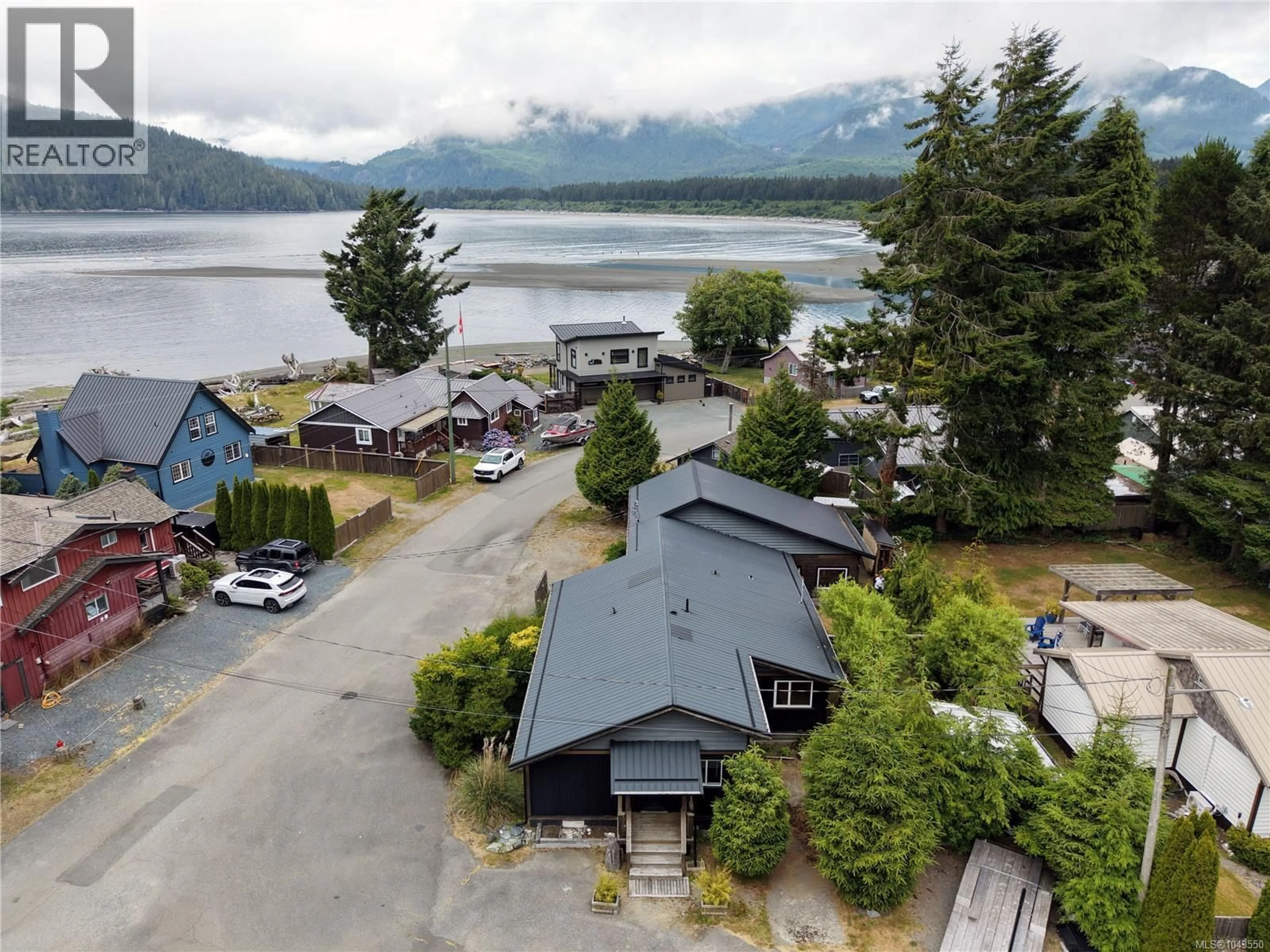 A pic from outside/outdoor area/front of a property/back of a property/a pic from drone, water/lake/river/ocean view for 6641 QUEESTO DRIVE, Port Renfrew British Columbia V0S1K0