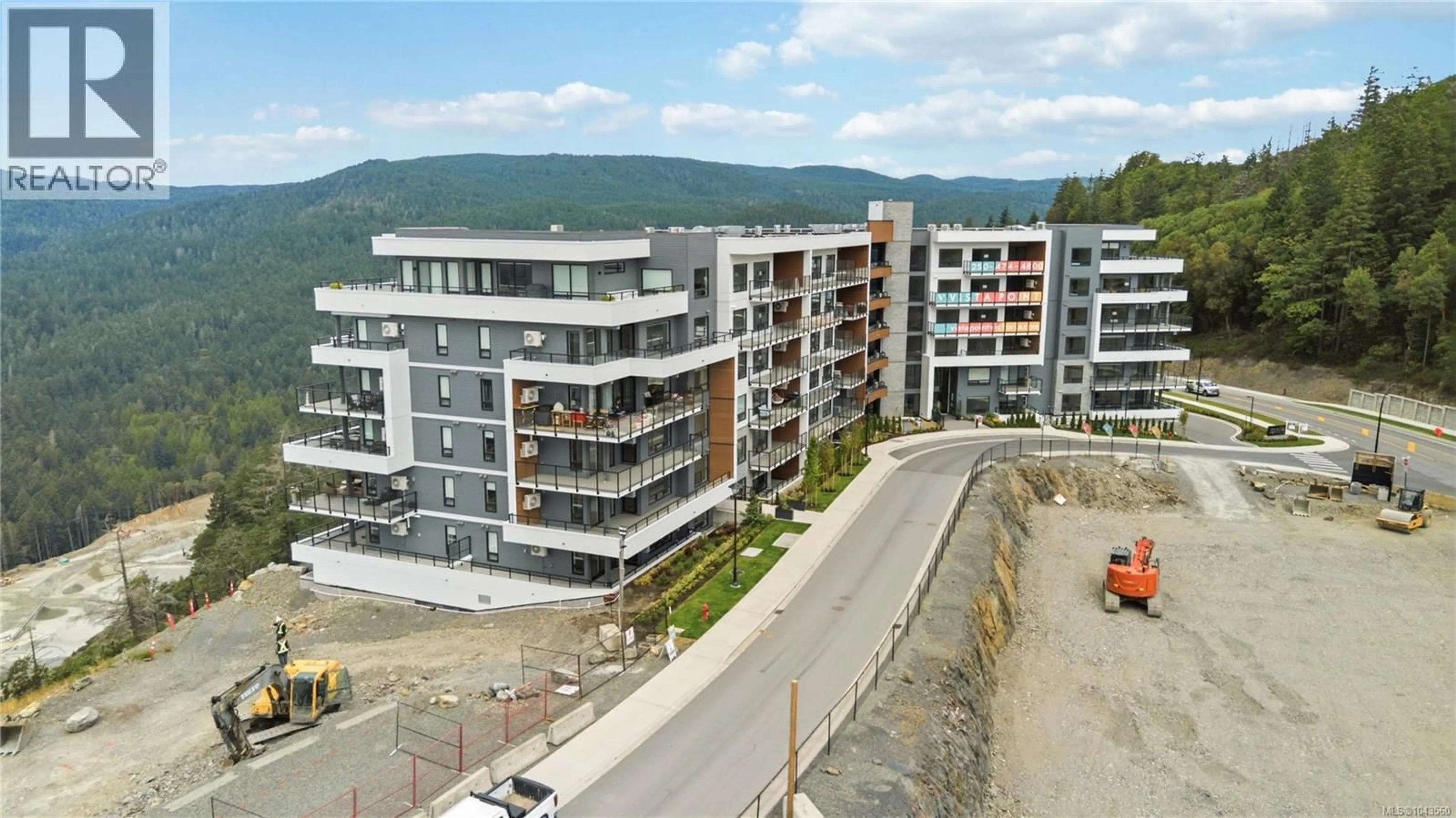 A pic from outside/outdoor area/front of a property/back of a property/a pic from drone, unknown for 614 - 1810 SELENITE PLACE, Langford British Columbia V9B7E2