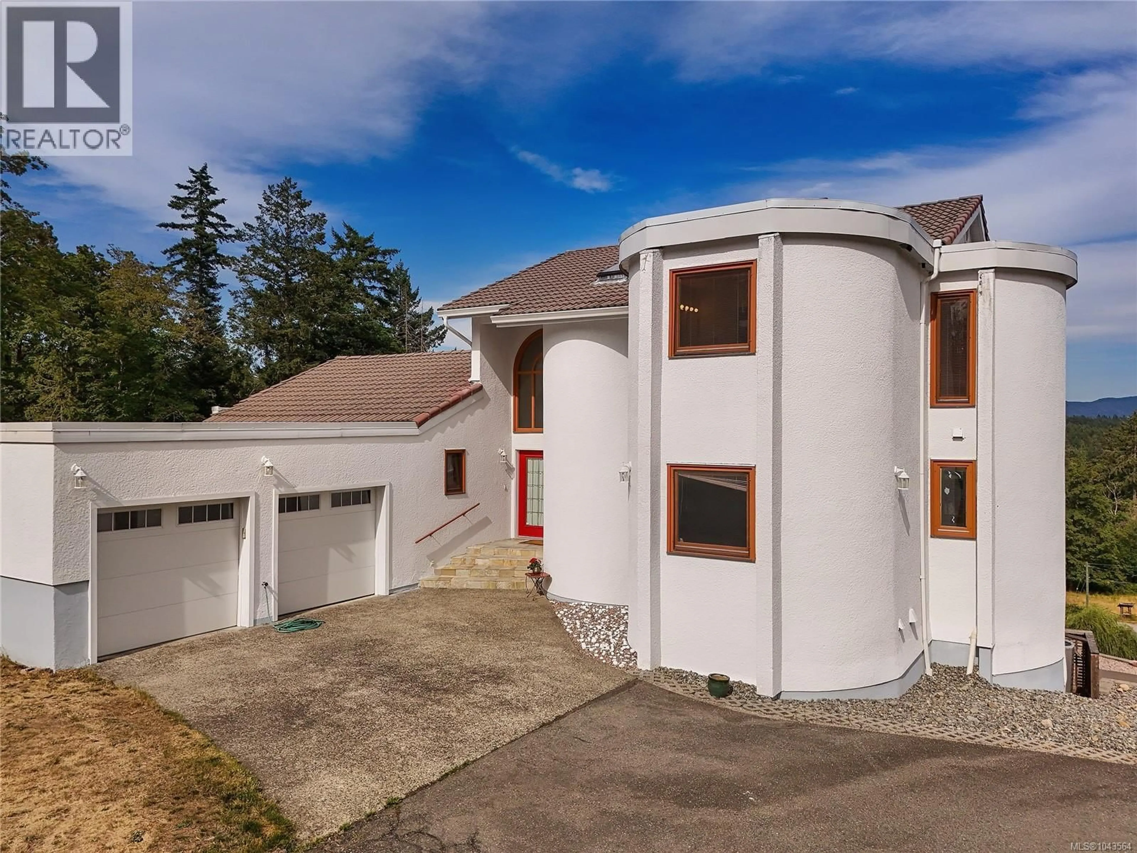 A pic from outside/outdoor area/front of a property/back of a property/a pic from drone, street for 6722 ANZIO ROAD, Duncan British Columbia V9L6C4